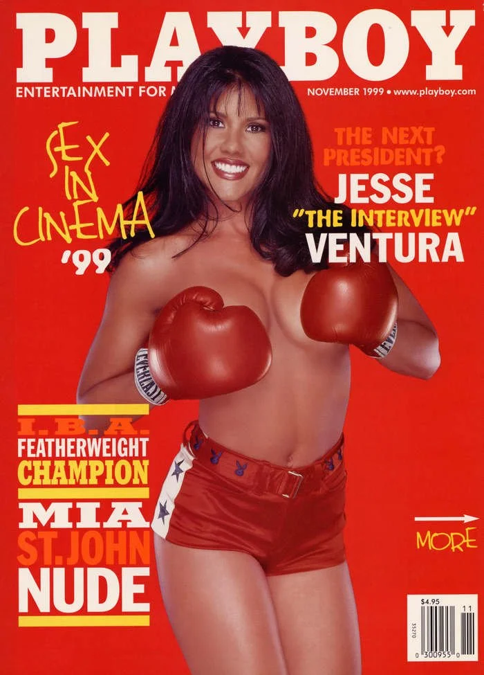 Playboy Magazine November 1999-Mia St. John