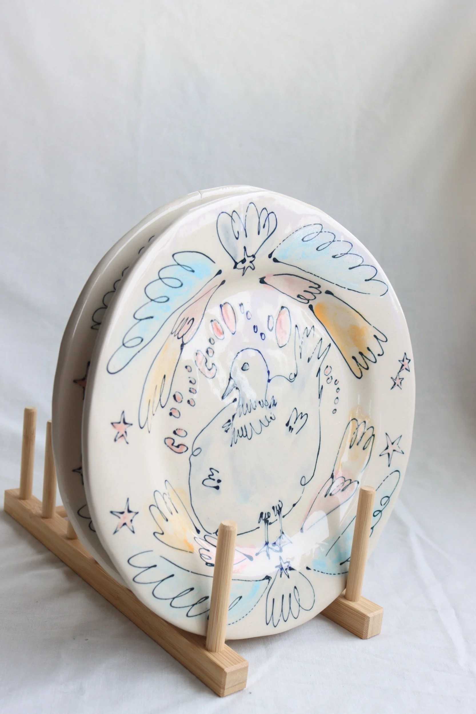 BIG FAT PIGEON Decorative Plate