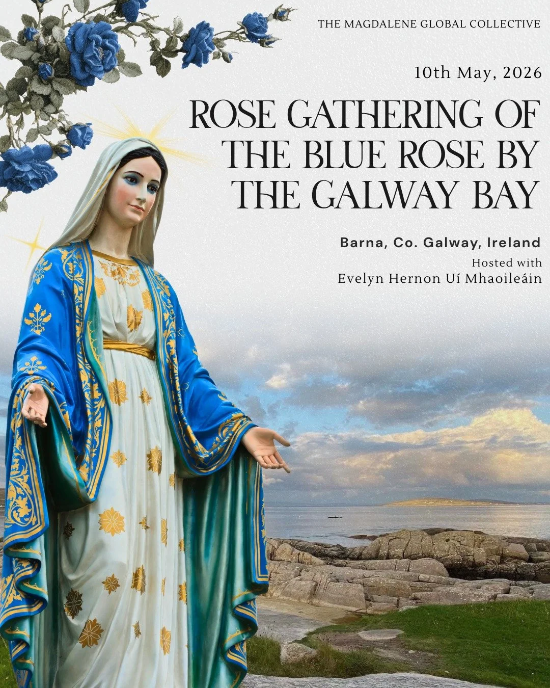 Rose Gathering of the Blue Rose by the sea 