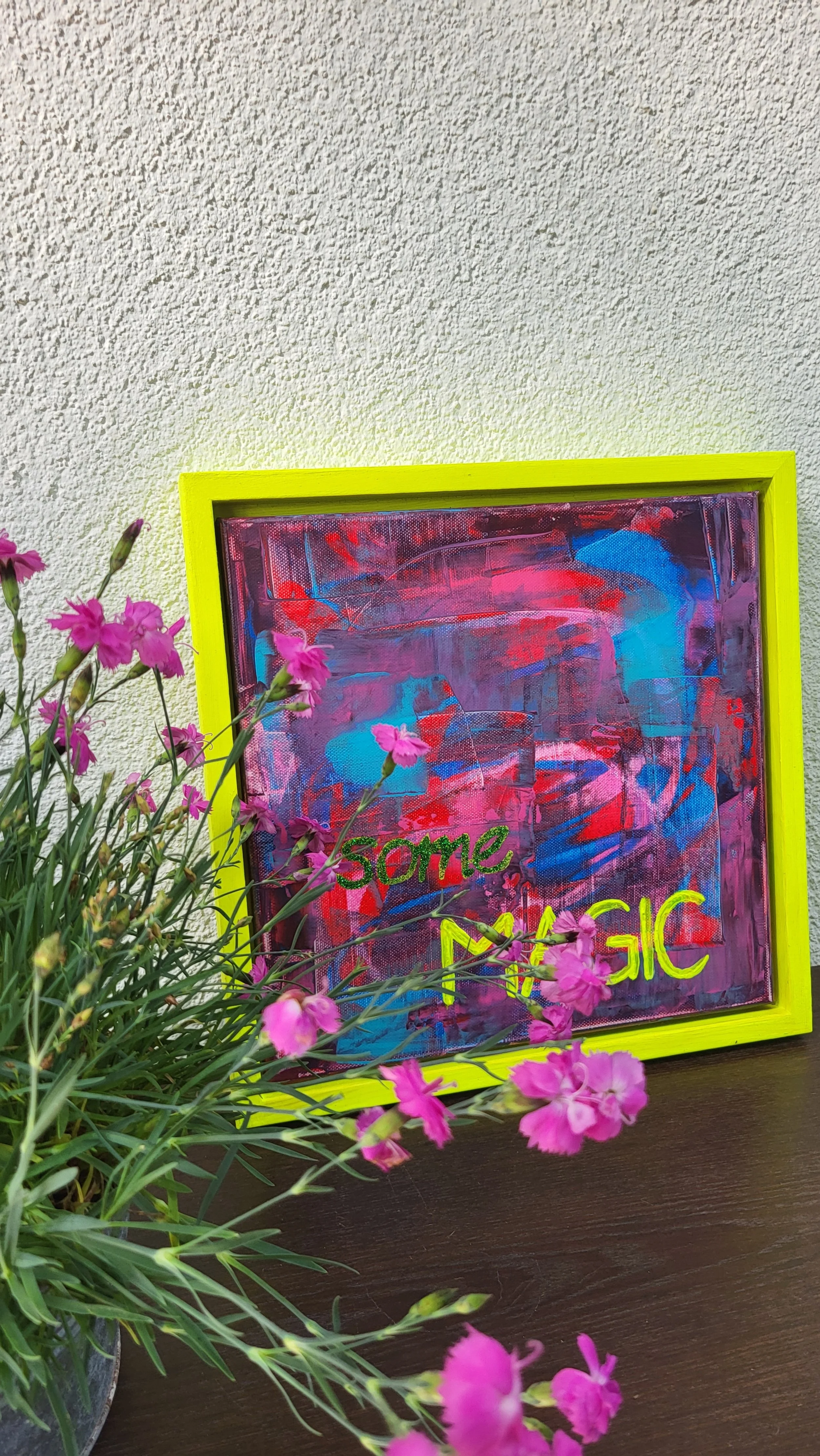 Magic
Acryl I Canvas I Frame
34 x 34 x 3 cm