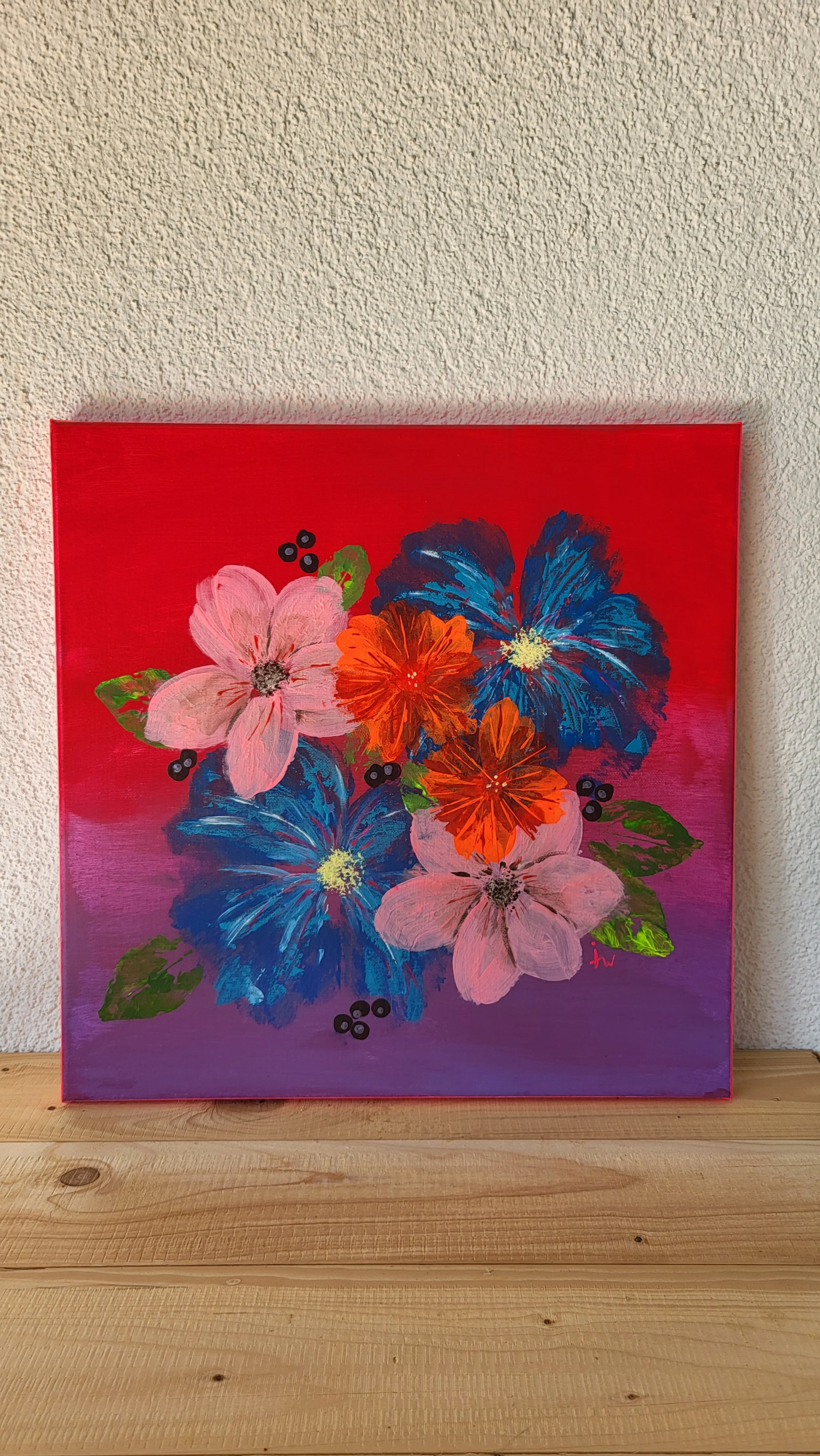 Colourful Flowers 1
Acryl I Canvas
40 x 40 x 2 cm