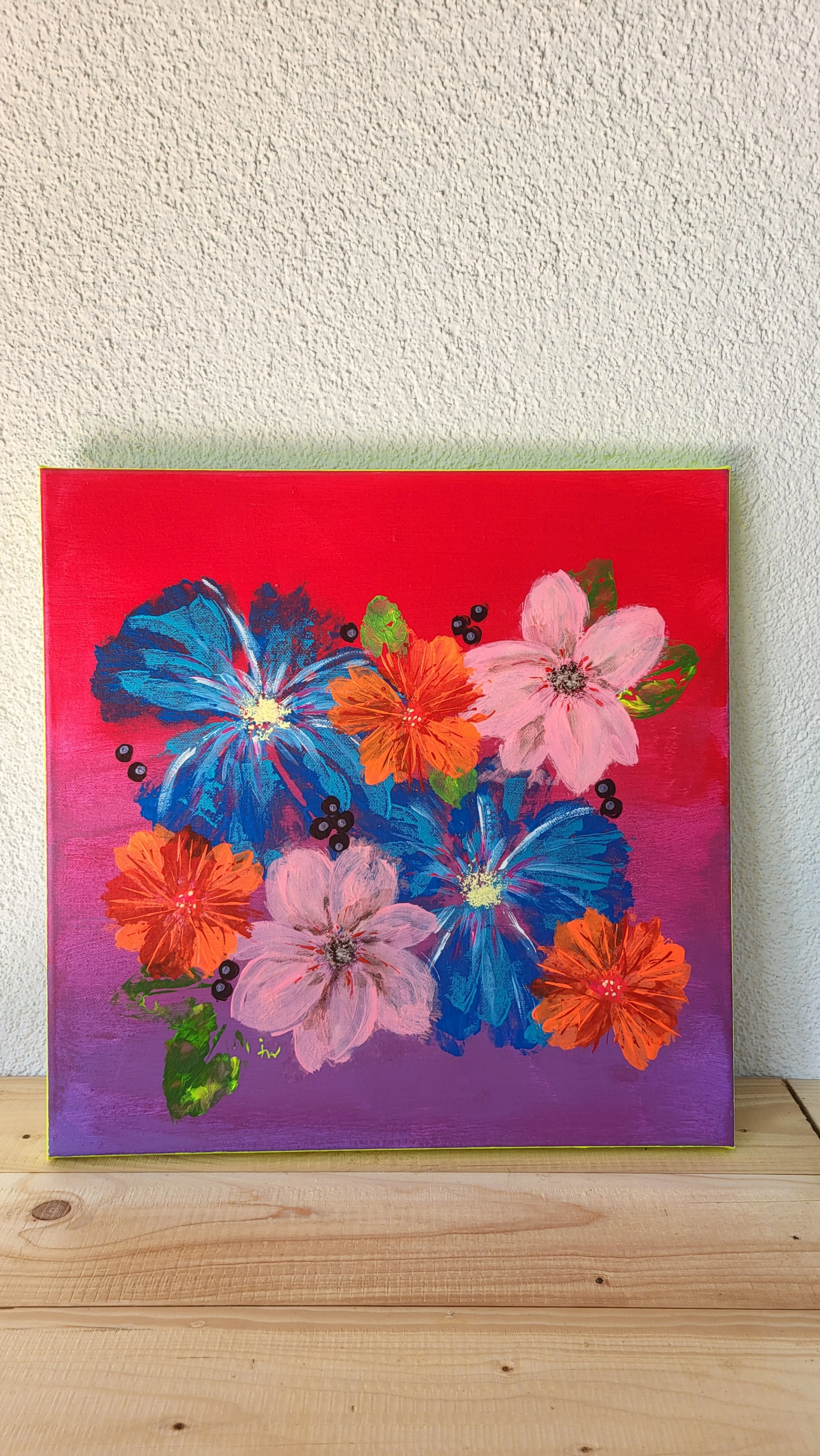 Colourful Flowers 3
Acryl I Canvas
40 x 40 x 2 cm