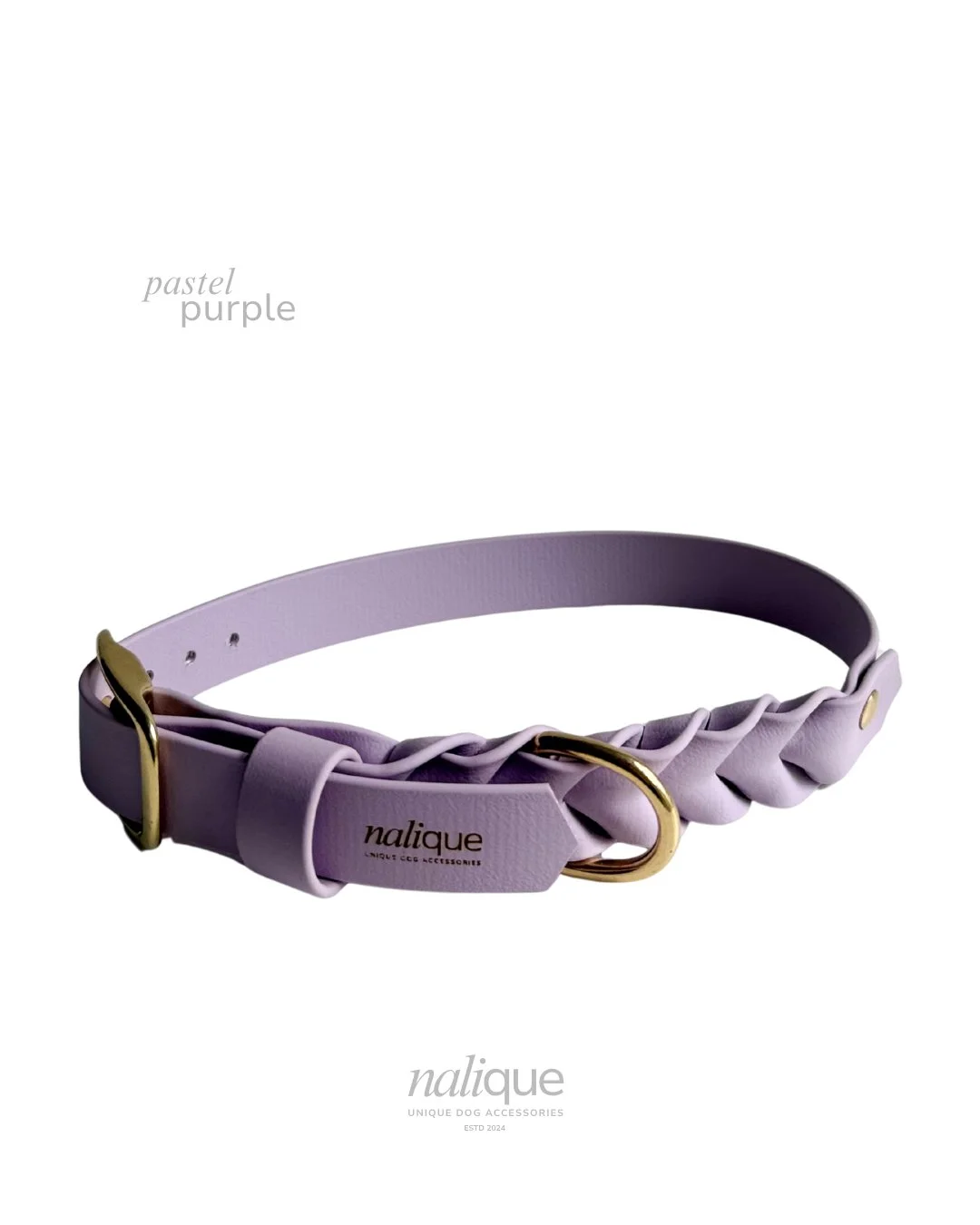 Halsband mit Dornschnalle - einfarbig