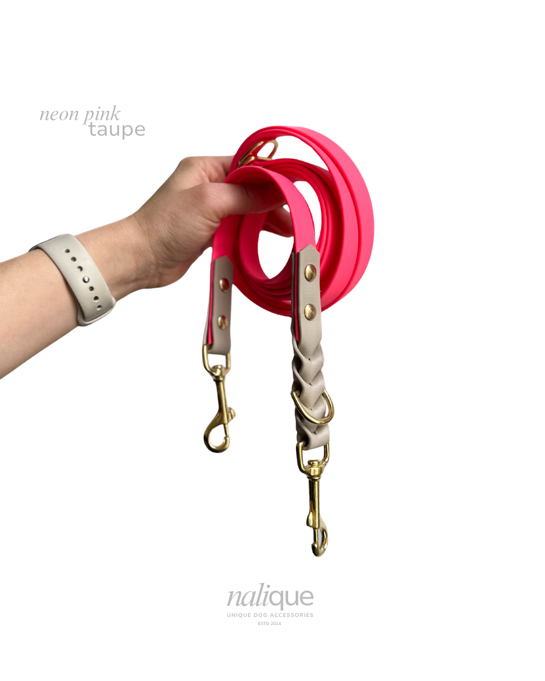 BUILD YOUR OWN - Leine "Handsfree" - zweifarbig