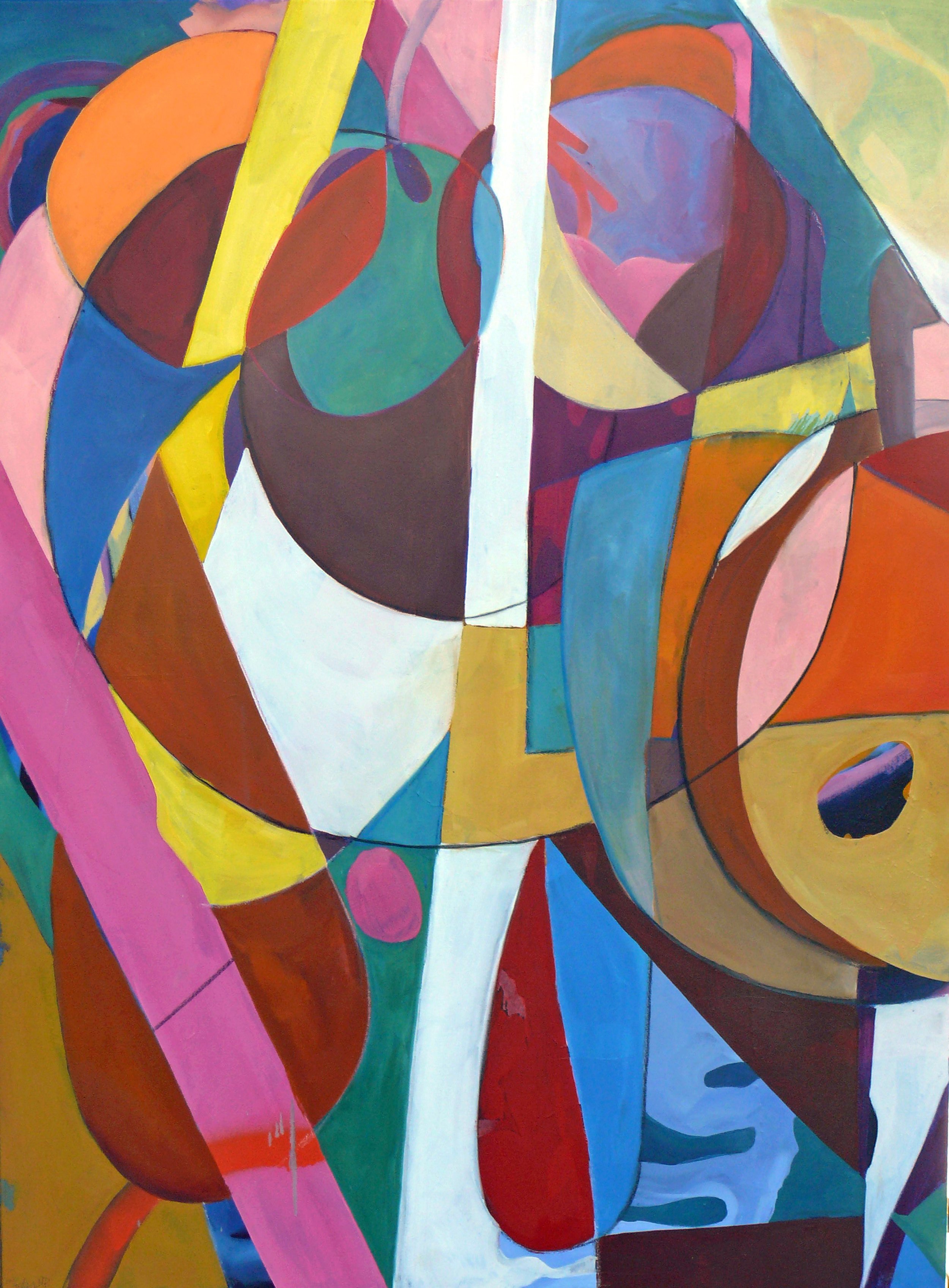 "Circle Game" oil, 36X48" gallery wrapped canvas