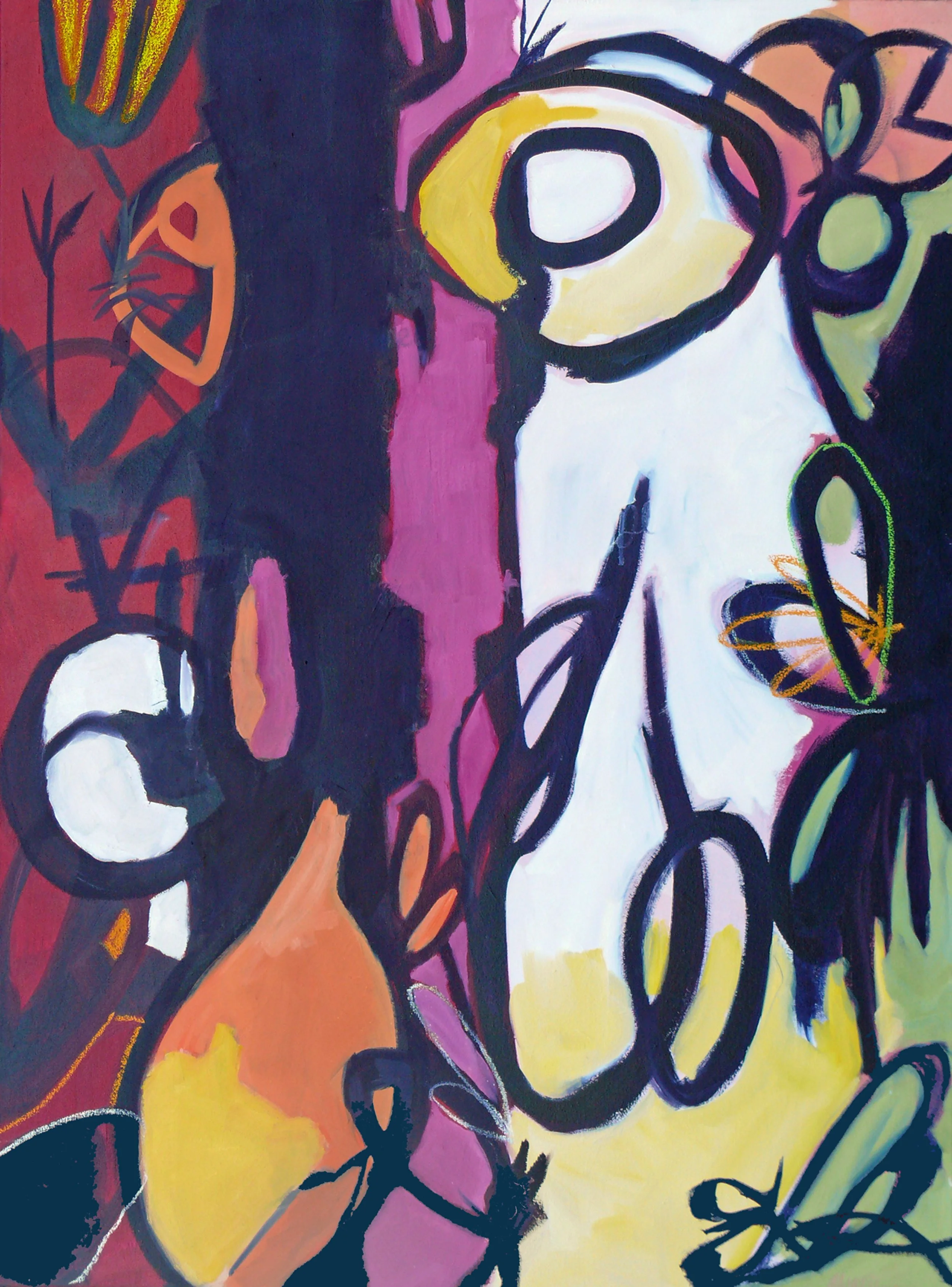 "Pick Up The Pieces" oil, 36X48" gallery wrapped canvas