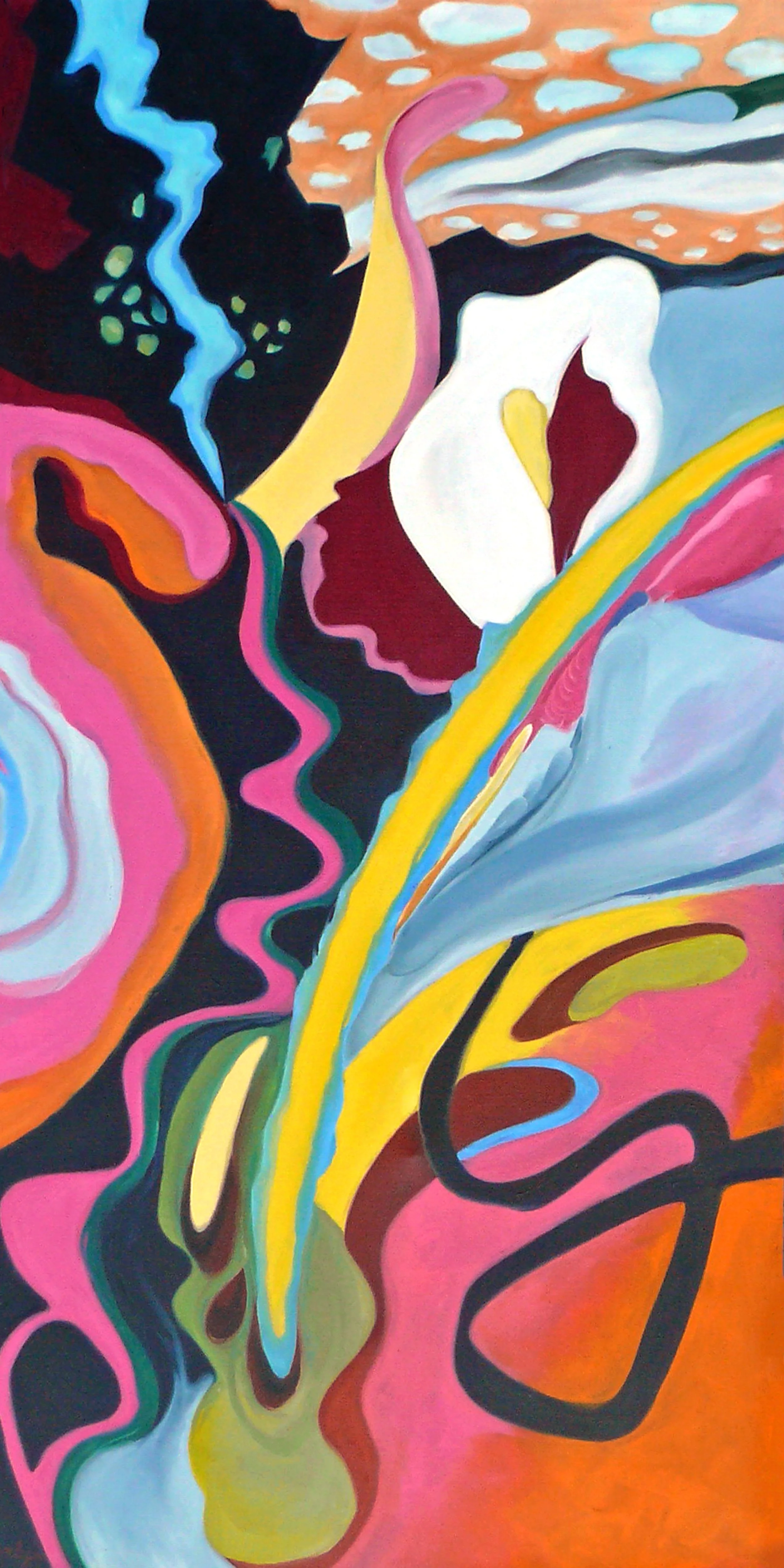 "Inspiration II" oil on 18X36" gallery wrapped canvas