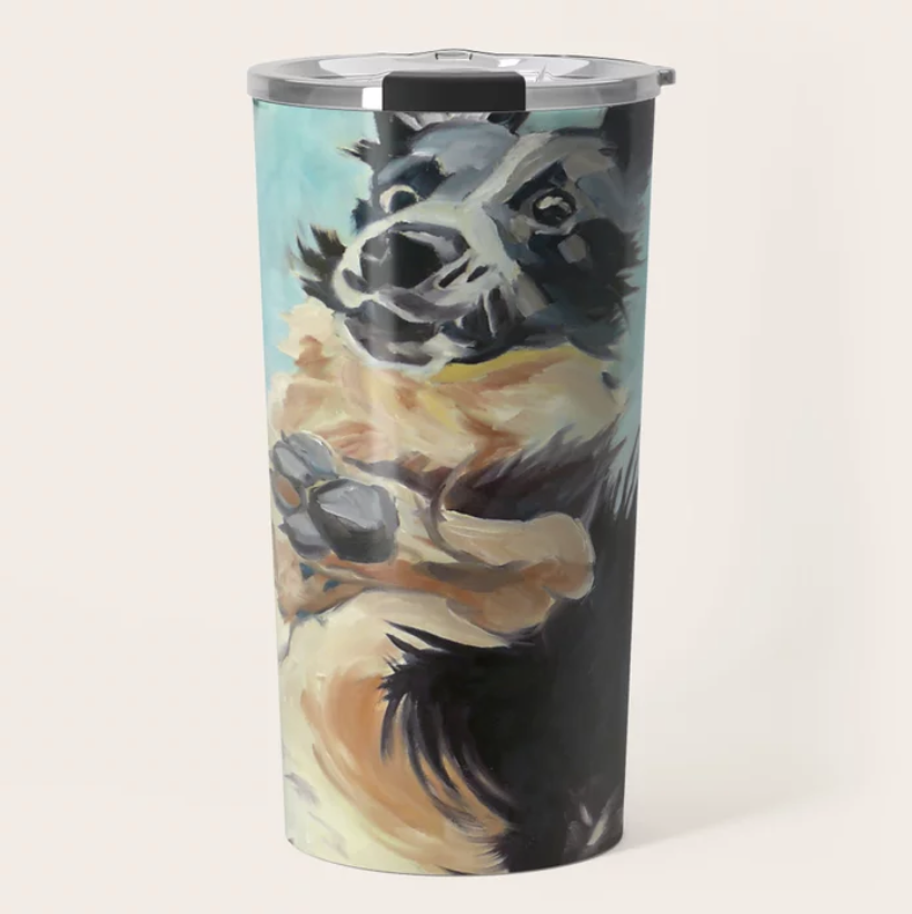 Border Collie Travel Mug
