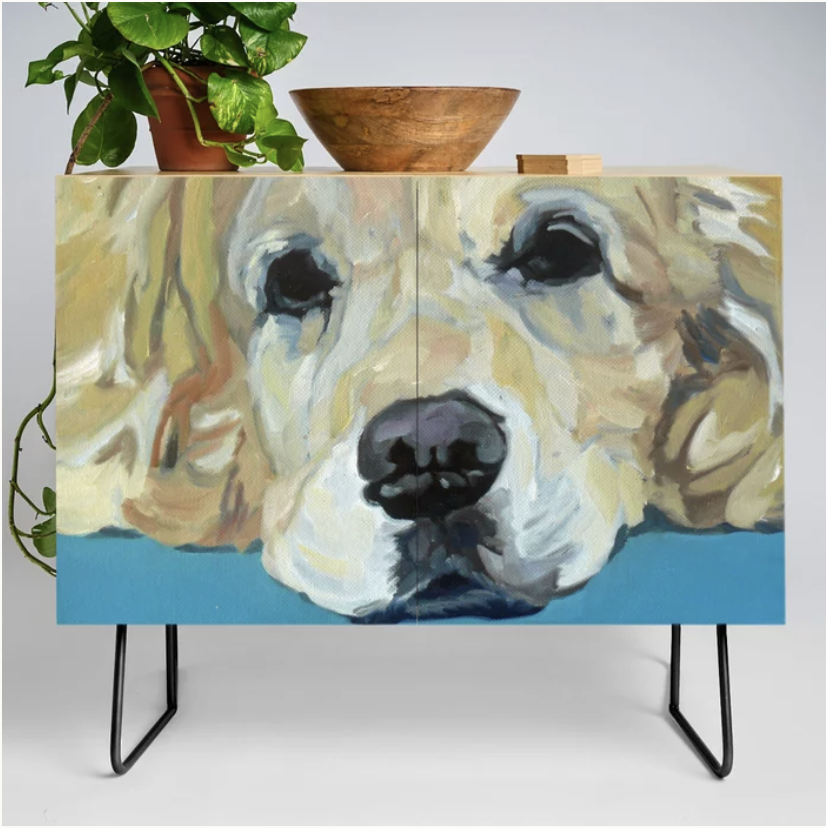 Golden Retriever Credenza