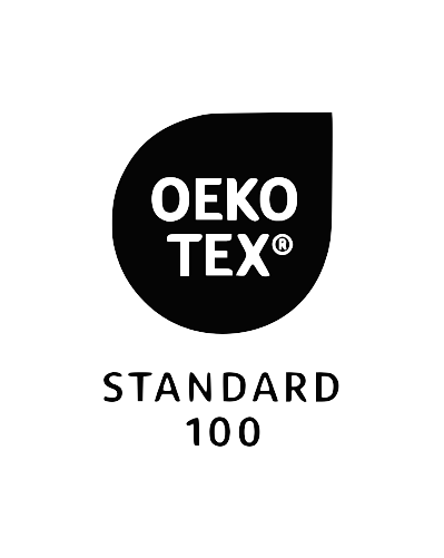EKO TEX Standard 100 certification logo with the text "STANDARD 100" underneath.