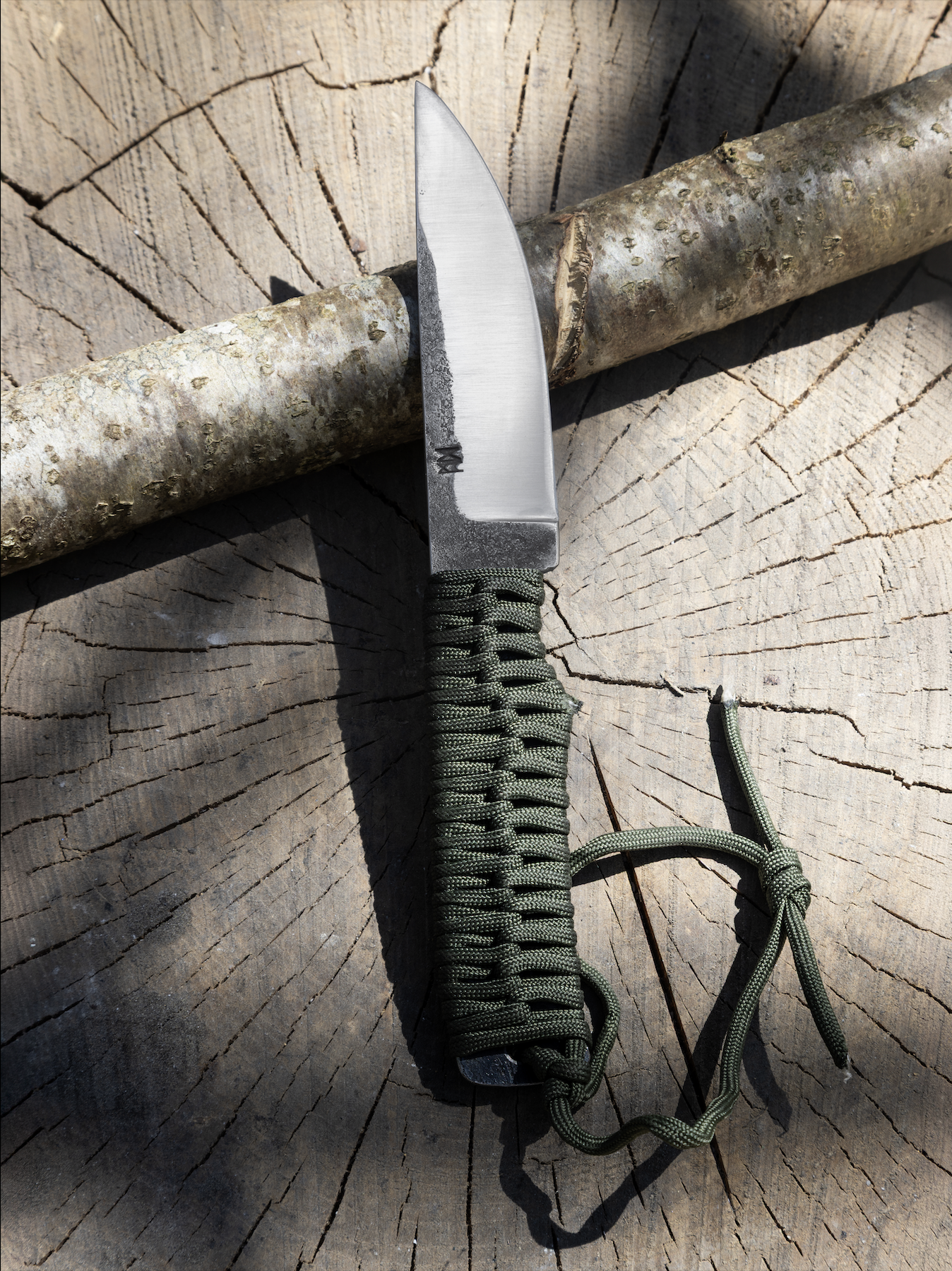 Couteau de bushcraft artisanal