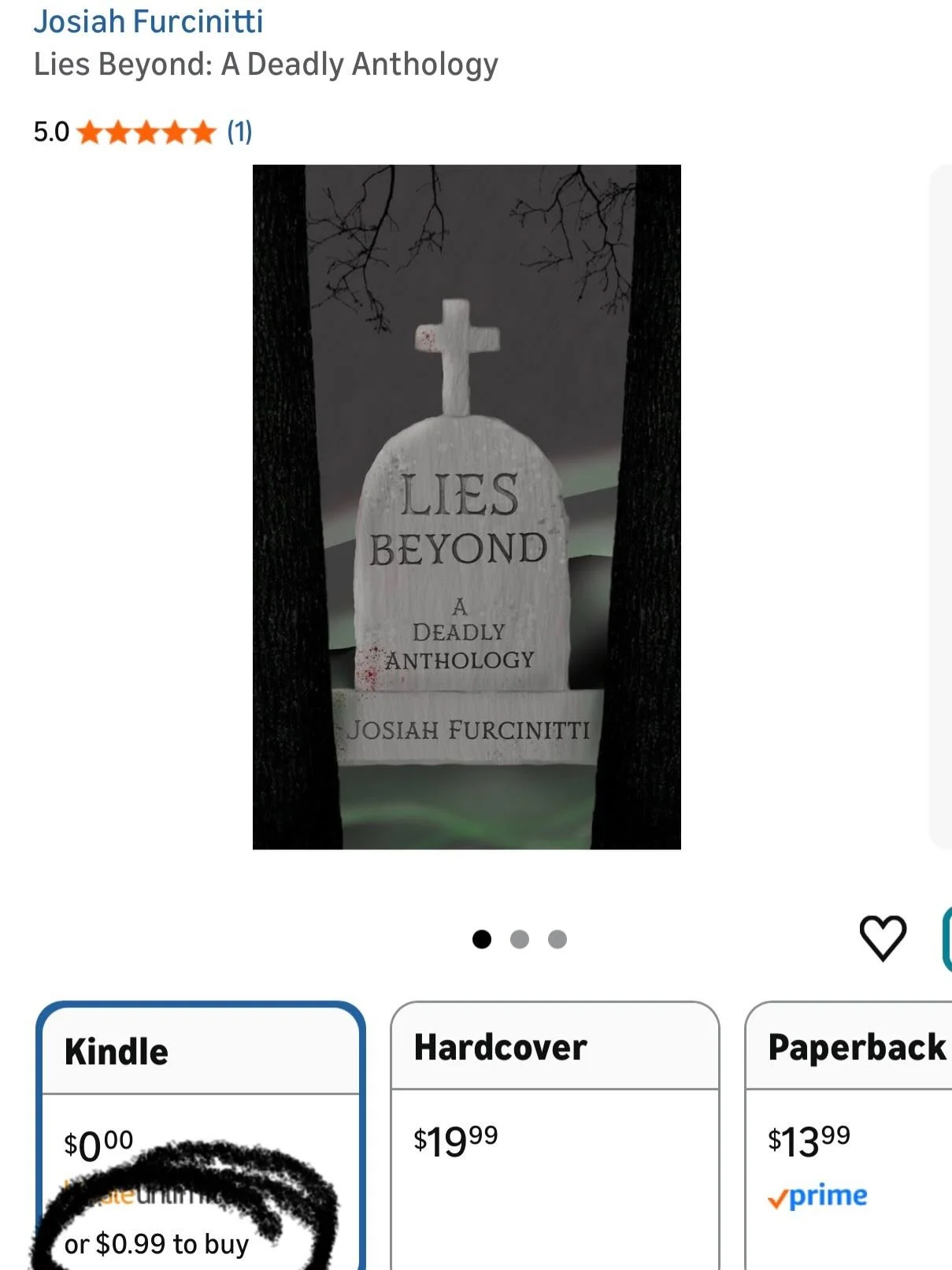 🔥📚 HOT BOOK DEAL 📚🔥 

The ebook of Lies Beyond is only 99&cent; &ndash; that&rsquo;s right, only ONE BUCK &ndash; for the next few days. Get it while the gettin&rsquo;s hot. 

🧛 Vampires
🔪 Serial k1ll3rs
⛪️ Cults
👩&zwj;❤️&zwj;👨 lovers lost in