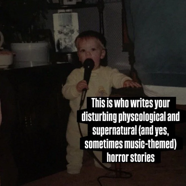 Been waiting for a legitimate excuse to show off me showing off my one (two?) year old pipes 🎤 

MEET THE HORROR AUTHOR

Hi, I&rsquo;m Josiah and I love horror. 

I&rsquo;m a locksmith by trade, I play and write music for fun, but if I could pick an