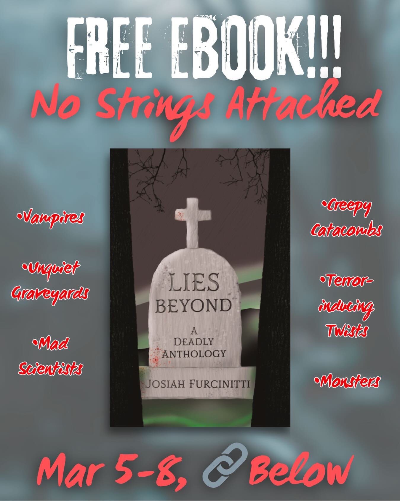 📚 FREE EBOOK 📚 

No strings attached, nothing you have to do except download this short story collection to your device!

Maybe you&rsquo;ve seen me posting or been curious, but haven&rsquo;t had the motivation to give this collection a try&hellip;