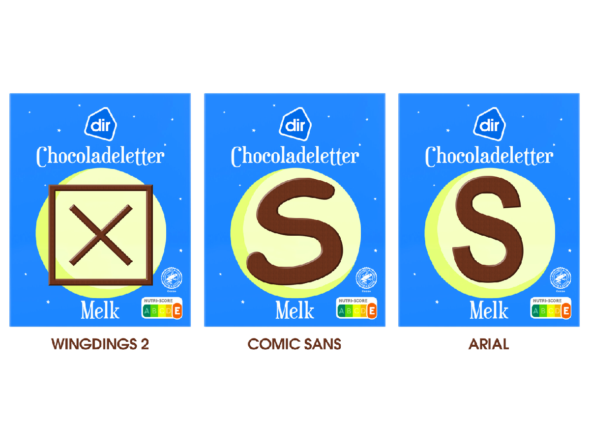 Chocoladeletter(types)