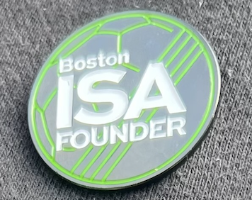 2025 Boston ISA Founder Enamel Pin
