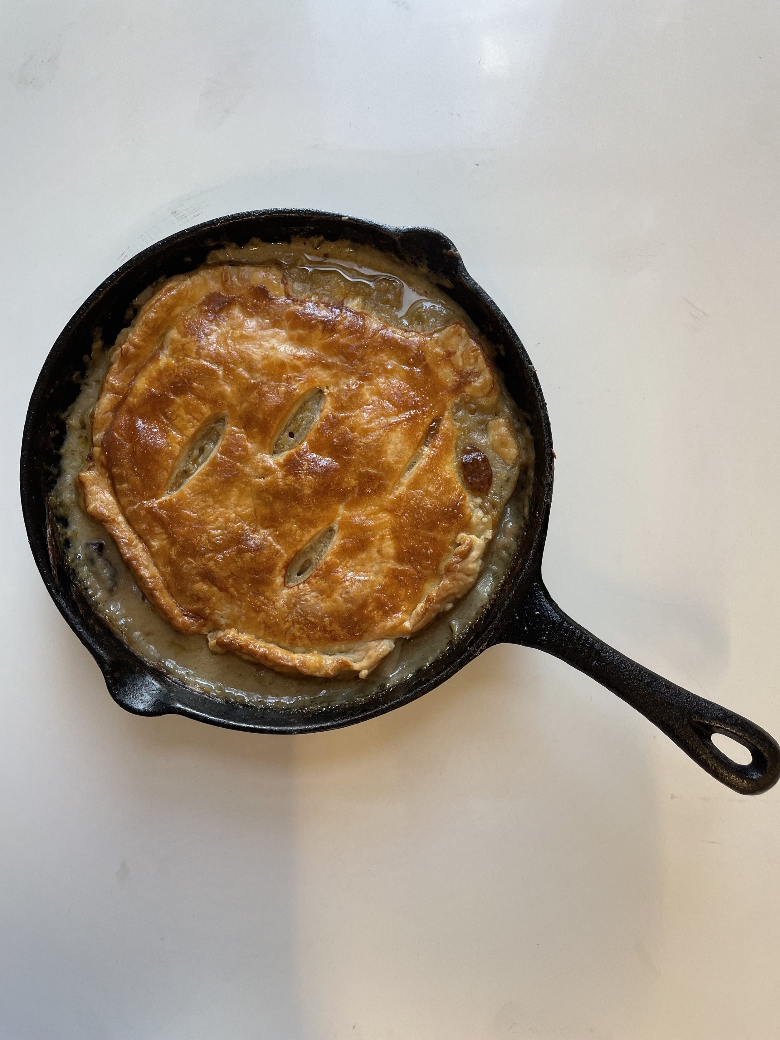 Chicken and Leek Pot Pie