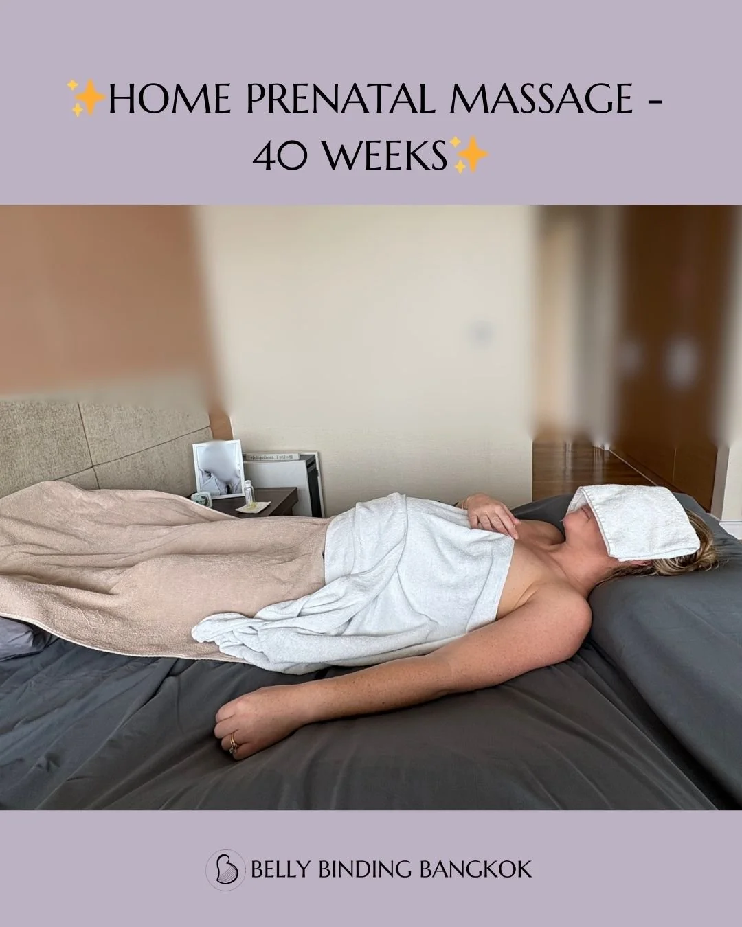 ✨ Home Prenatal Massage &ndash; 40 Weeks ✨

This beautiful mama wanted my massage to help promote labour naturally as she reached her due date. 🌸

At 40 weeks, her body is already preparing for birth &mdash; my role is to gently support that process