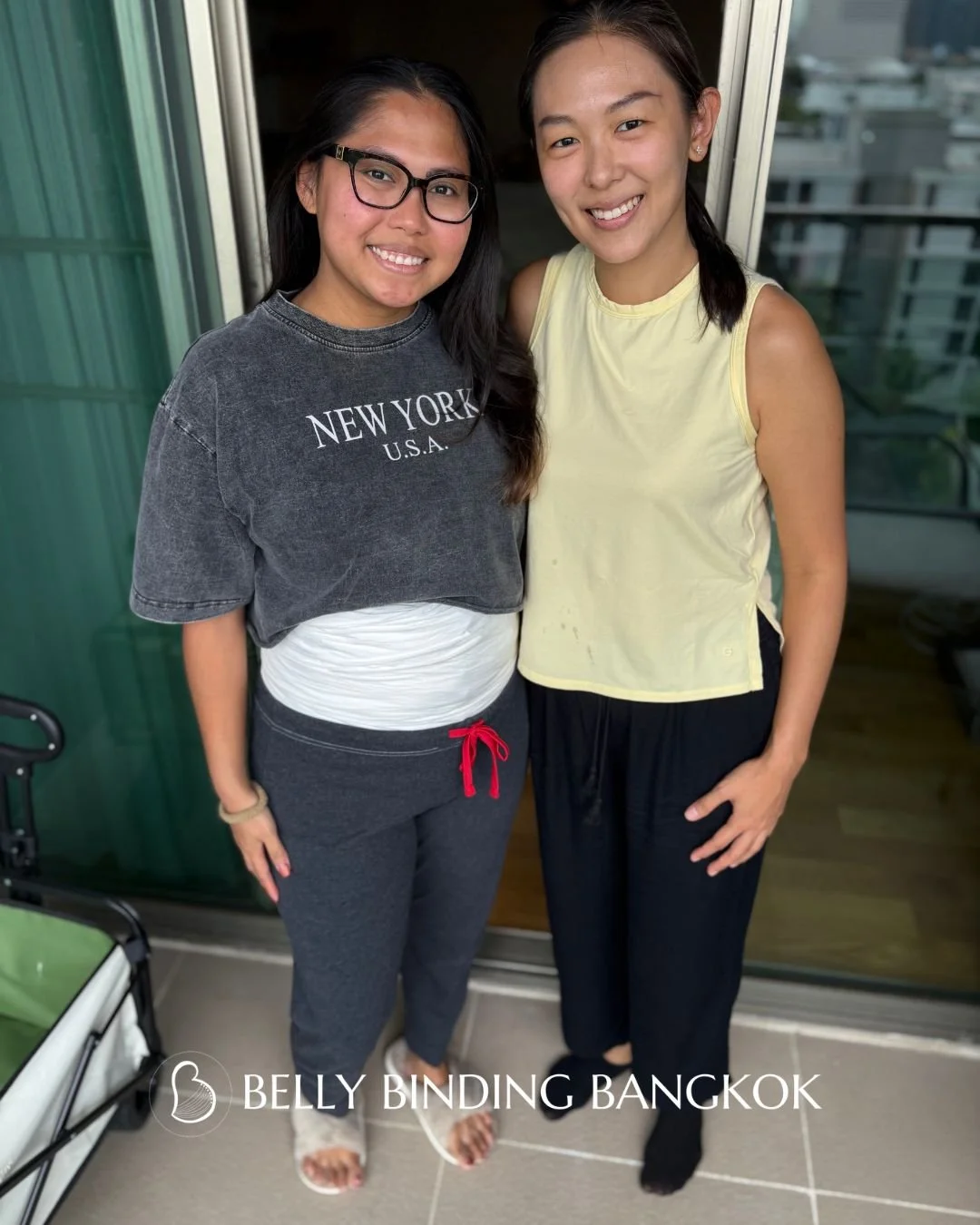 This beautiful mama is glowing &mdash; happy, confident, and ready to continue her day-to-day life while still supported by her bind. 🌸

That&rsquo;s the beauty of belly binding: you can wear it comfortably under your normal clothes, move around, ca