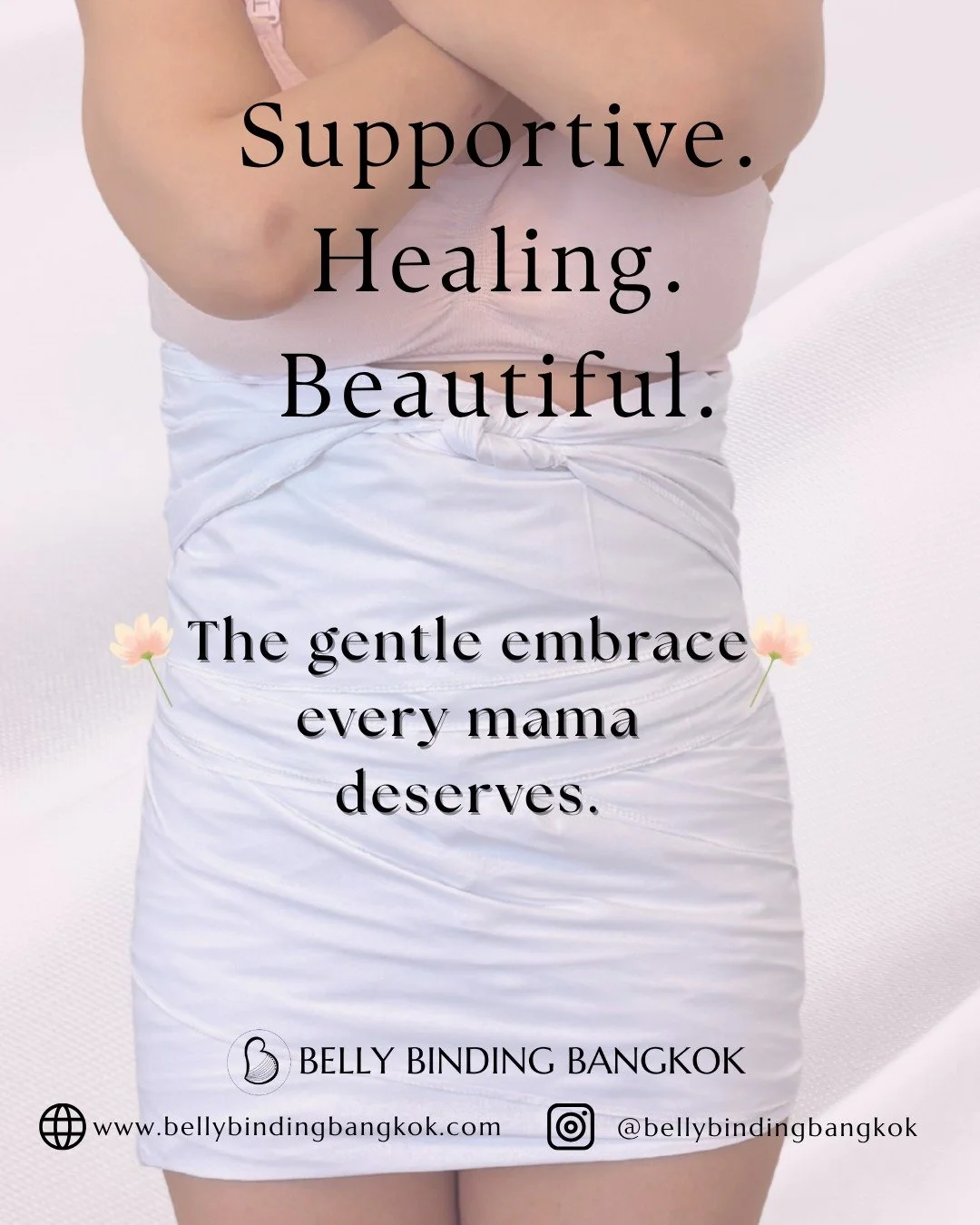 ✨ The cloth bind is more than fabric &mdash; it&rsquo;s a gentle embrace. ✨
It holds you with strength, yet feels soft and beautiful.
It supports your healing body, eases your recovery, and reminds you that this season of motherhood is sacred.

💗 Su