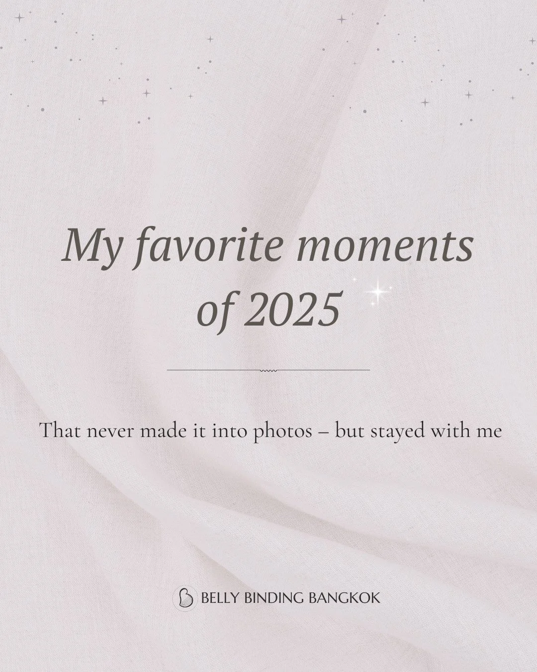My favorite moments of 2025
The ones that never made it into photos.

They happened in whispers.
In relief.
In laughter.
In trust.

From a quiet &ldquo;I finally pooped&rdquo;
to an unexpected &ldquo;thank you for taking care of my wife&rdquo;
to sha