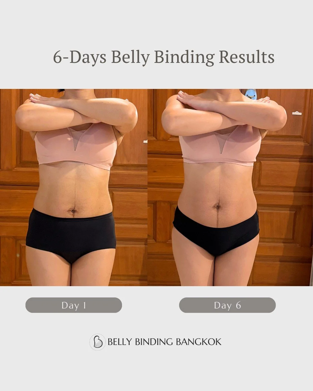 6 days. Real recovery. 🤍

C-section mama, second baby:
✔️ Diastasis recti: 3 &rarr; 1 finger
✔️ Waist: 81 &rarr; 75 cm

Small steps, strong core, steady healing.
So proud of this mama&rsquo;s progress.

#bellybindingbangkok #bellybinding #postpartum