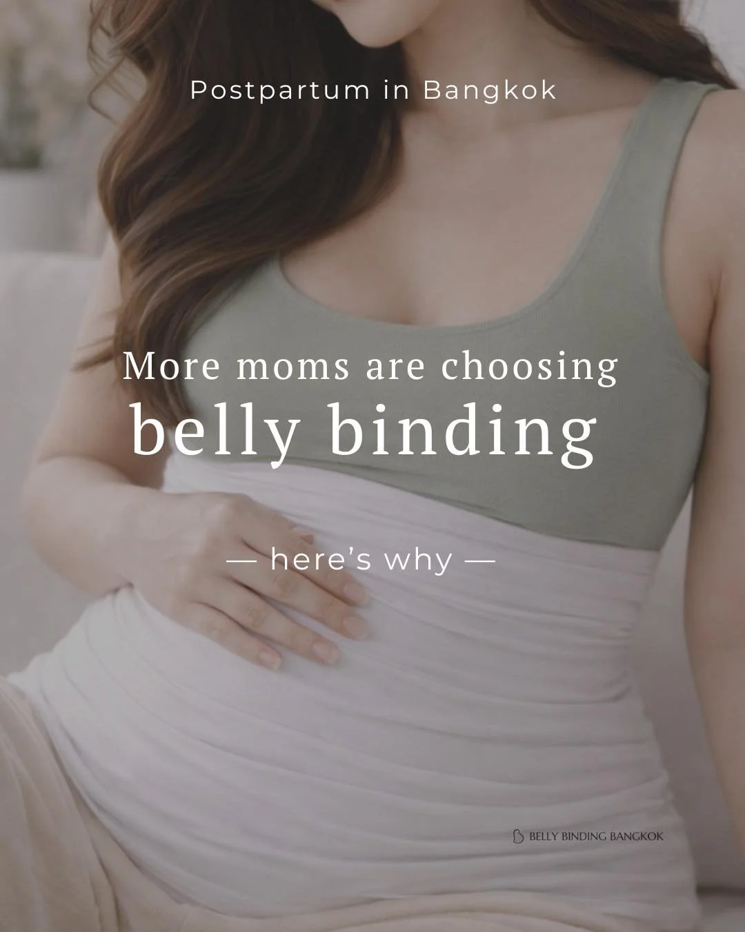 You don&rsquo;t have to &ldquo;bounce back.&rdquo;
But you can feel supported again.

After pregnancy, many women feel:
&ndash; their core is weaker
&ndash; their belly feels loose or unfamiliar
&ndash; disconnected from their body

Belly binding isn