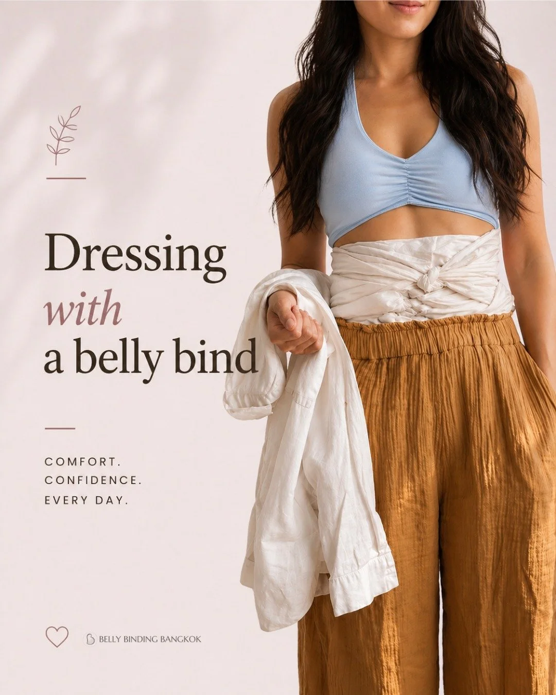 Dressing with a belly bind.

Ease over effort.
Comfort without compromise.

See how it moves in this reel &rarr;  https://www.instagram.com/reel/DWYq2REAoqy/?igsh=MXRtdzA4bWxqOWZ6Mw==

#bellybindingbangkok #postpartumrecovery #postpartumcare #bangkok