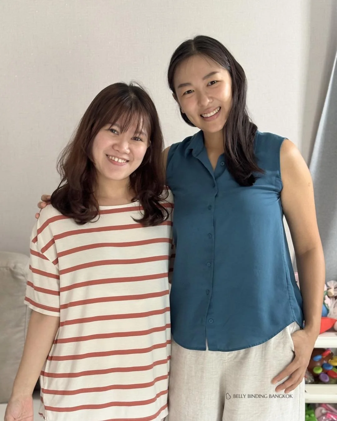 From Taiwan to Bangkok &mdash; thank you for trusting me with your postpartum recovery journey 🤍

Today was the final day of this beautiful mama&rsquo;s belly binding program after welcoming her second baby.

It&rsquo;s always an honour to support m