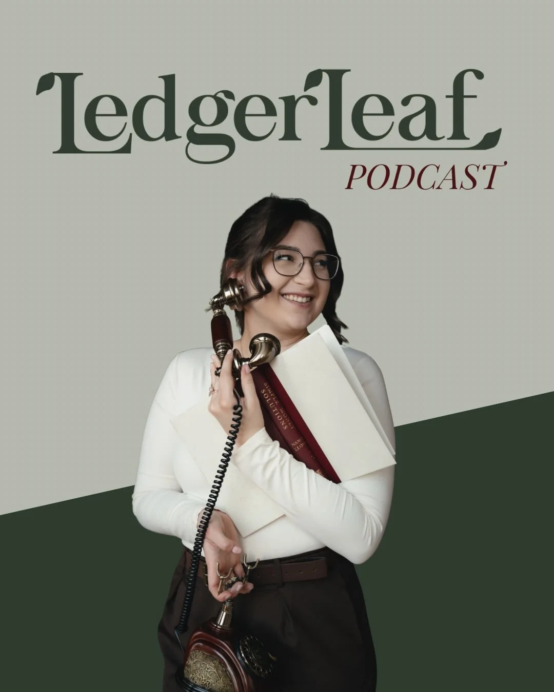 The Ledger Leaf Podcast is officially coming.

This has been living quietly in my heart for a while now. It grew from real conversations with incredible clients and business friends who are building something meaningful on their own terms. People who