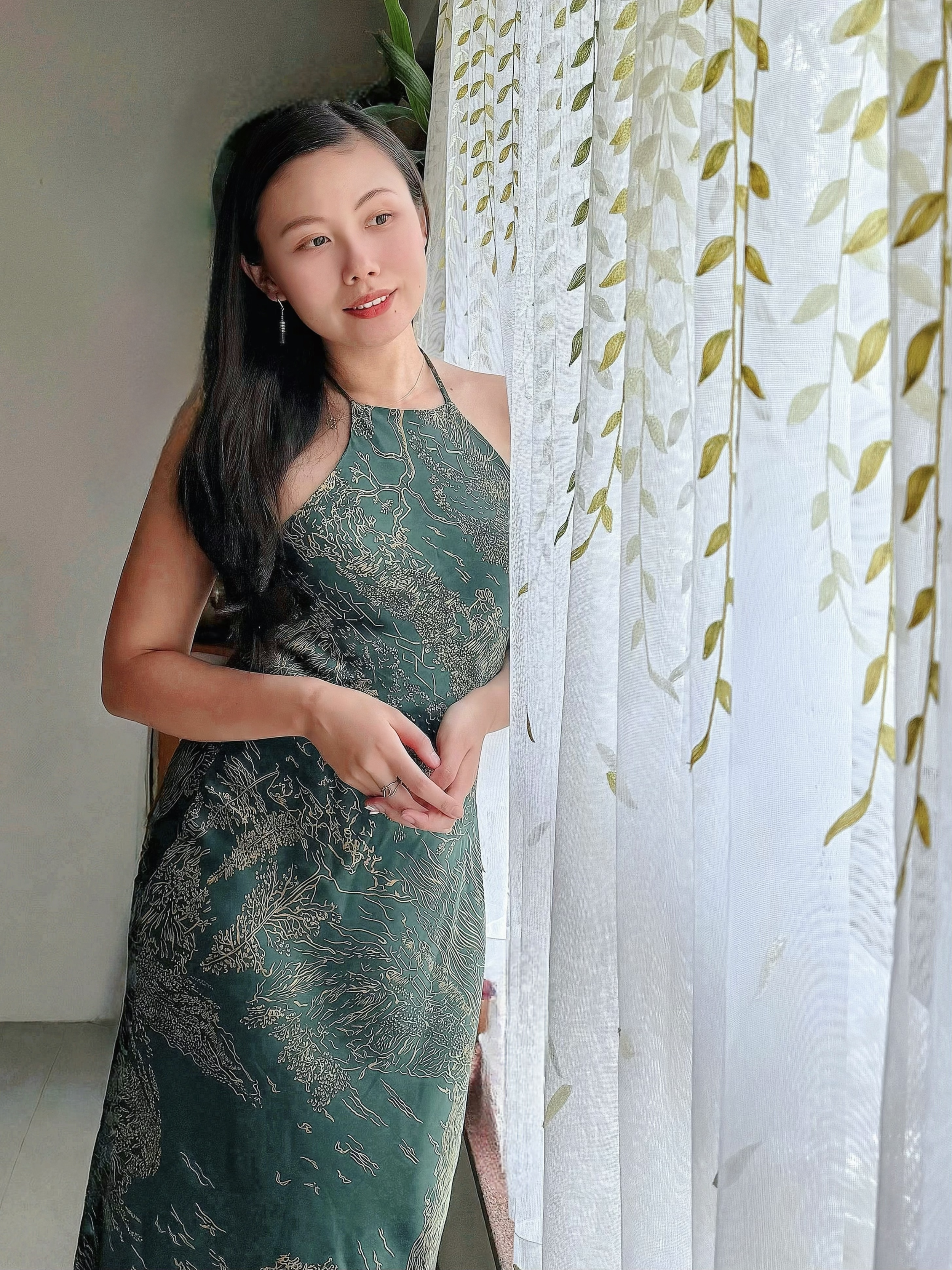 The Verdant Elegance Dress