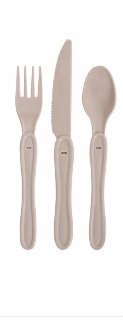 12 piece picnic camping cutlery set with case