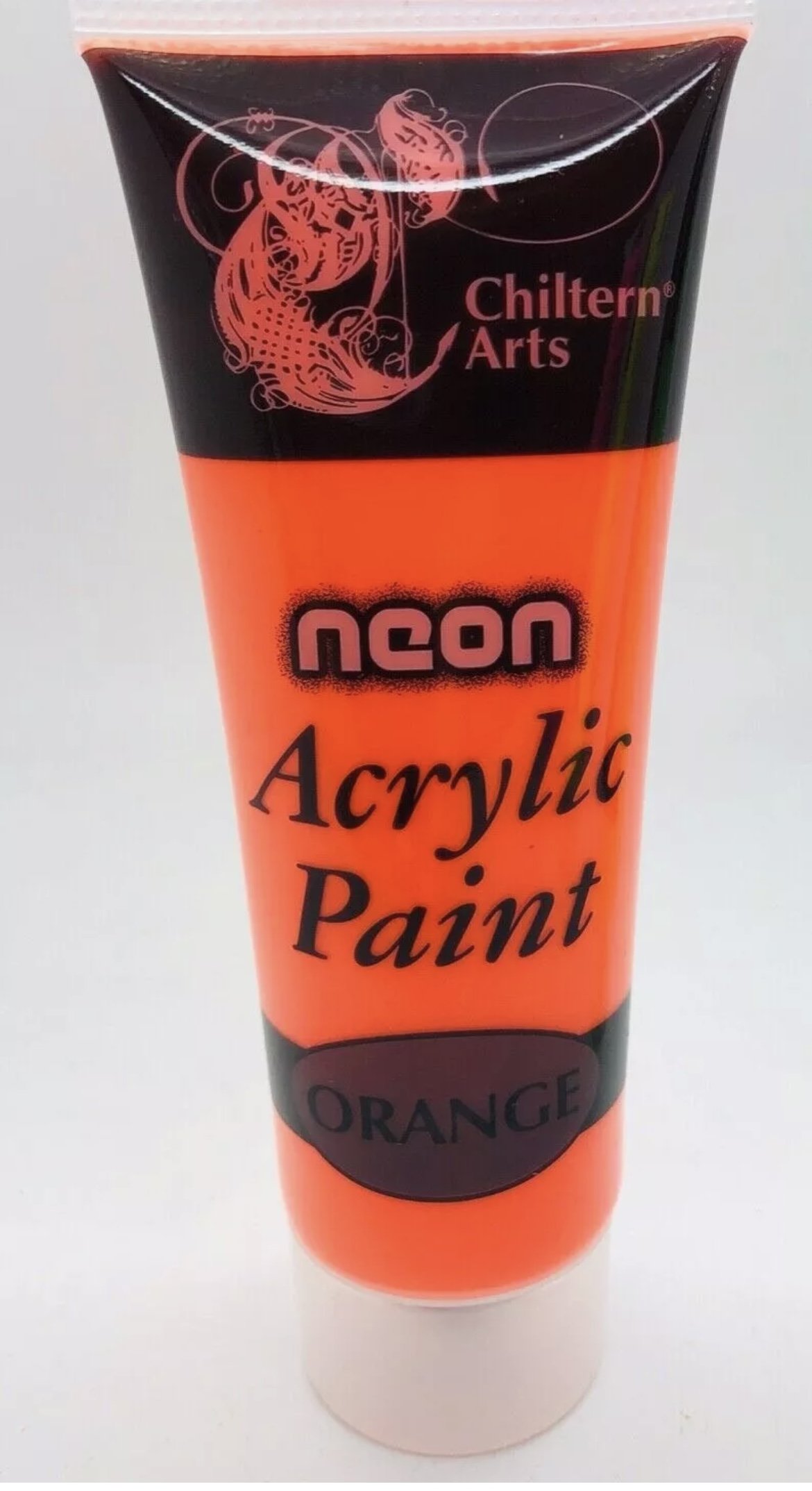 Single Acrylic neon paint ORANGE 120 ml