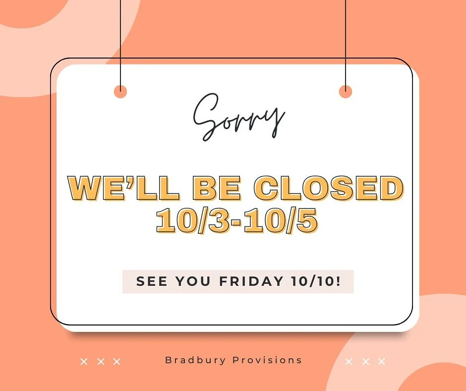 Hi all, we&rsquo;ll be closed next weekend (October 3-5) so I can rest a shoulder injury. 

We&rsquo;ll be back at it Friday October 10th (with some pumpkin scones!! 🎃). 

Thank you for understanding 🩵

#microbakery #womanowned #maine #listentoyour