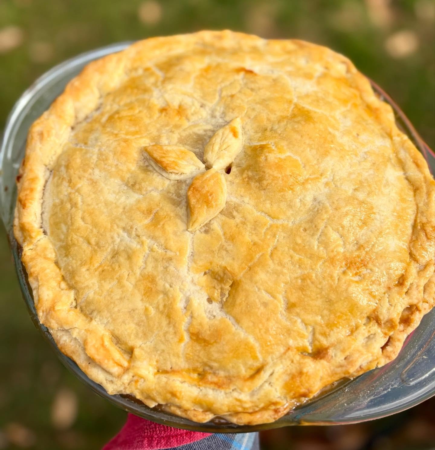 Rustic, scratch-made, Dairy Free Apple Pie with Maine apples😍

We&rsquo;ll be open Wednesday the 26th so you can get one too! 

#thanksgiving #pie #scratchmade #maine