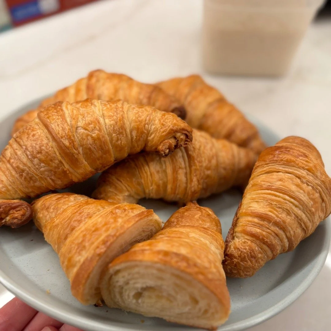 Vegan Croissants 🔥🔥

First attempt at croissant making, let alone vegan croissants. These came out so beautifully layered and crispy. My experience with (eating) vegan croissants has been very pale &amp; soft so im doubly excited about how these tu