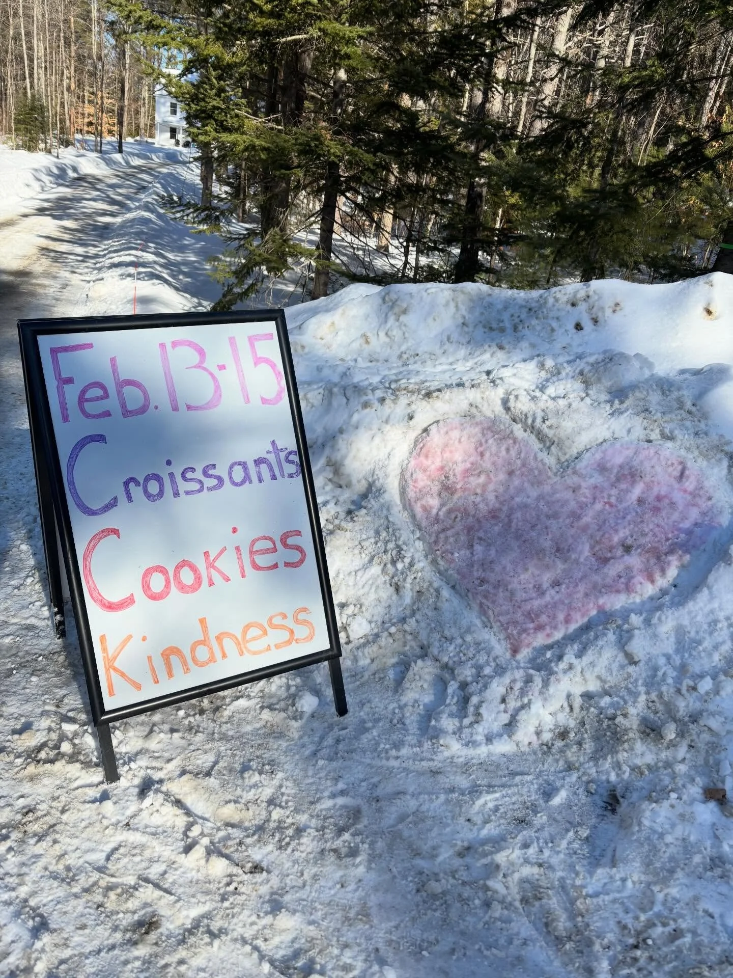 See you tomorrow! 😍

#bakery #microbakery #maine #veganvalentine #dairyfree
