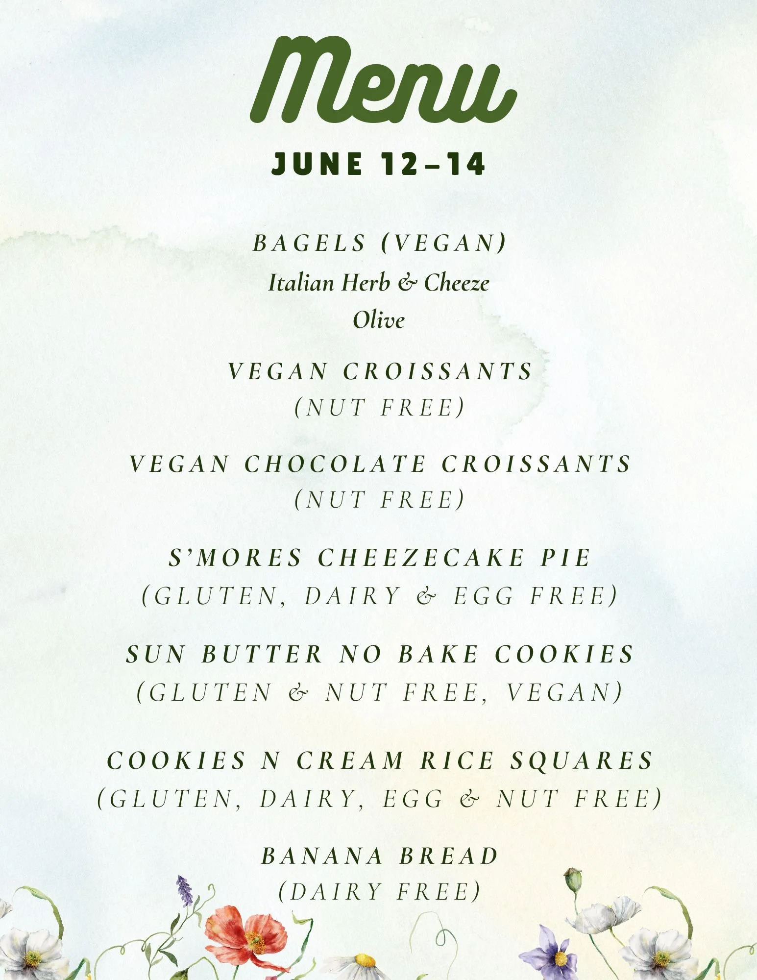The night owl gets to be the first to see next weekend's menu. 🦉 👀 🦉

And don't forget, we'll be open Father's Day Weekend as well!