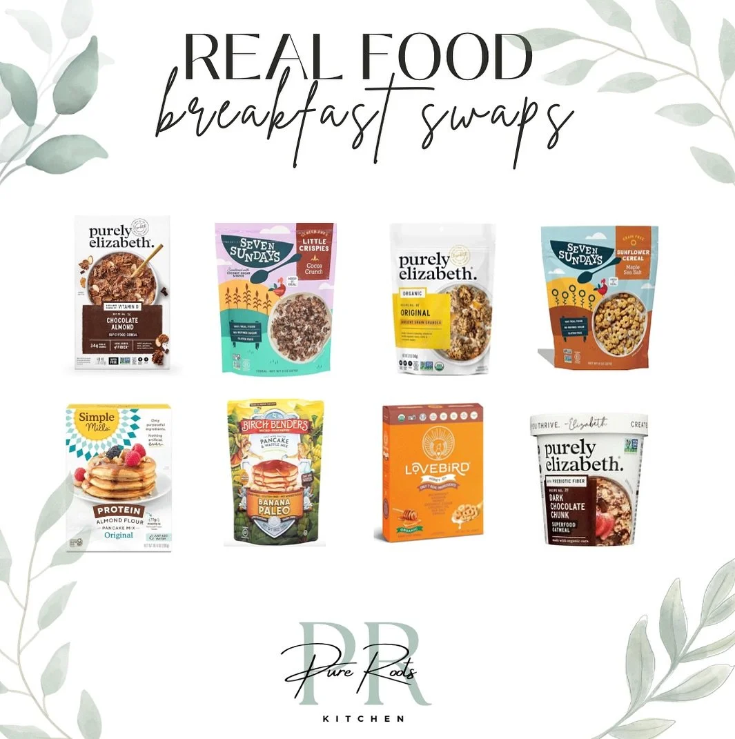 Choosing to eat clean, real food everyday doesn&rsquo;t have to be hard when you have the right kind of alternatives stocked in your pantry. 

Here are some favorites you need to try! 

Swap these for all the ultra processed brands made with refined 
