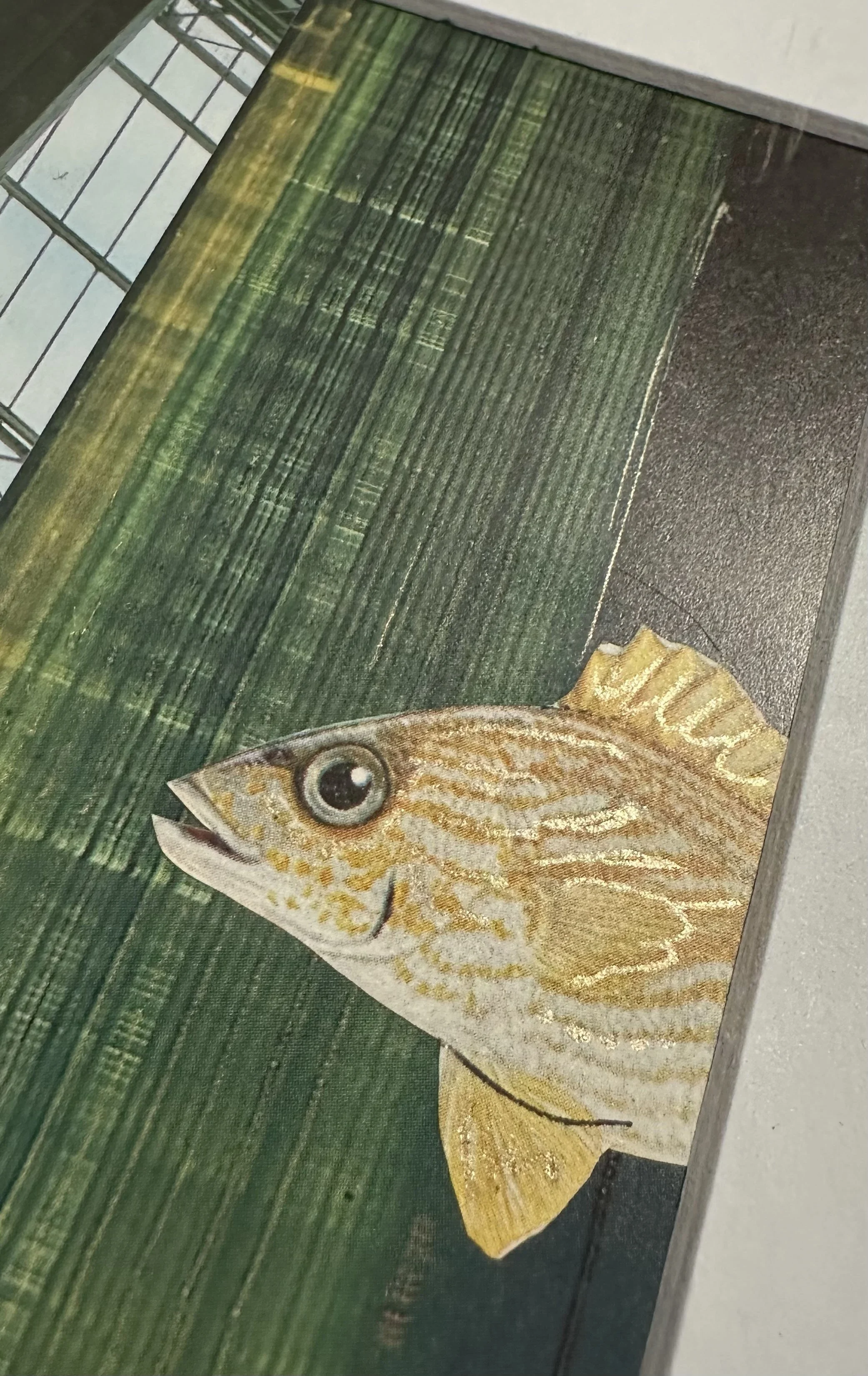 Green Skyscraper with Fish