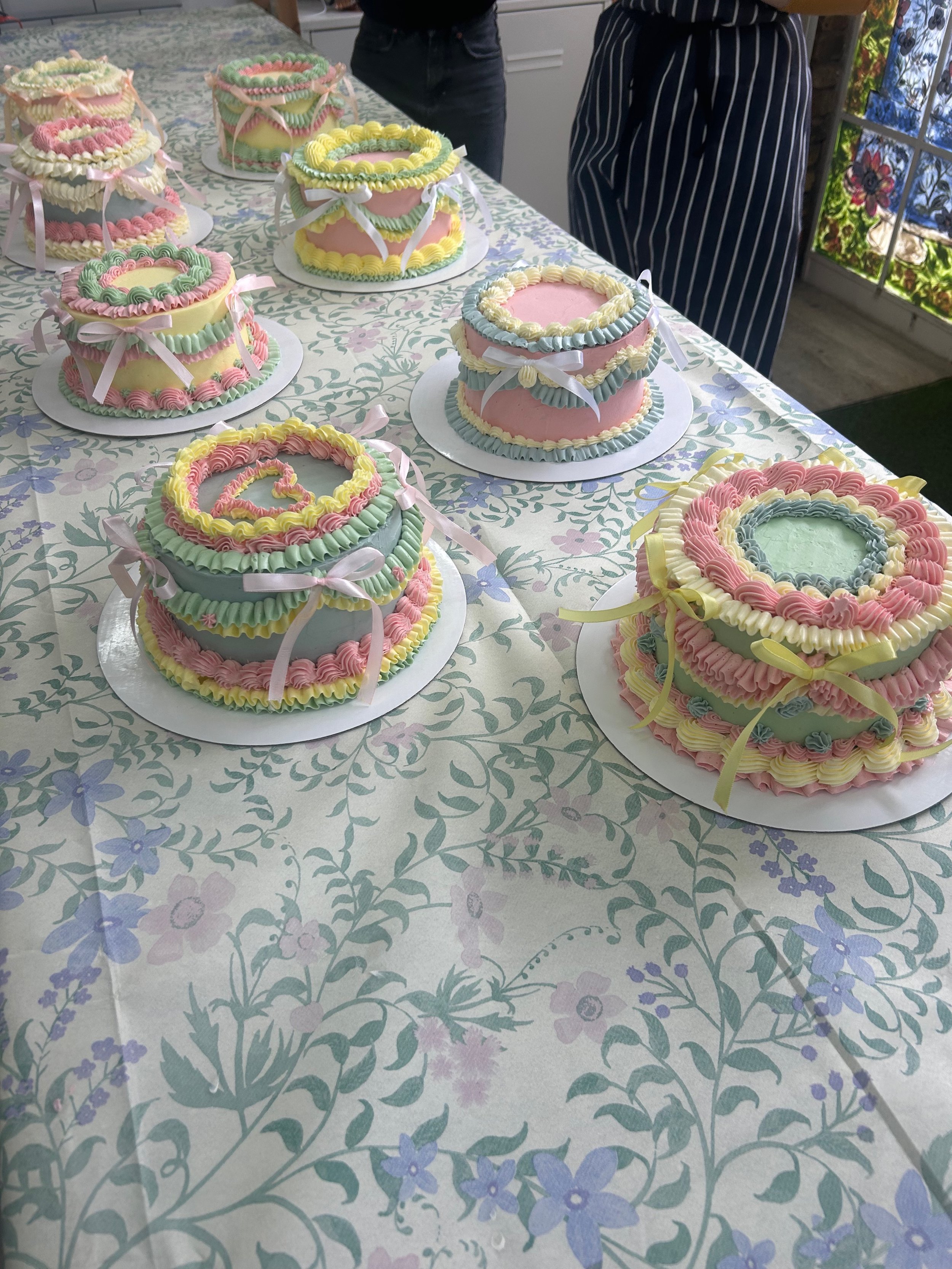 My cake with the rest of the class