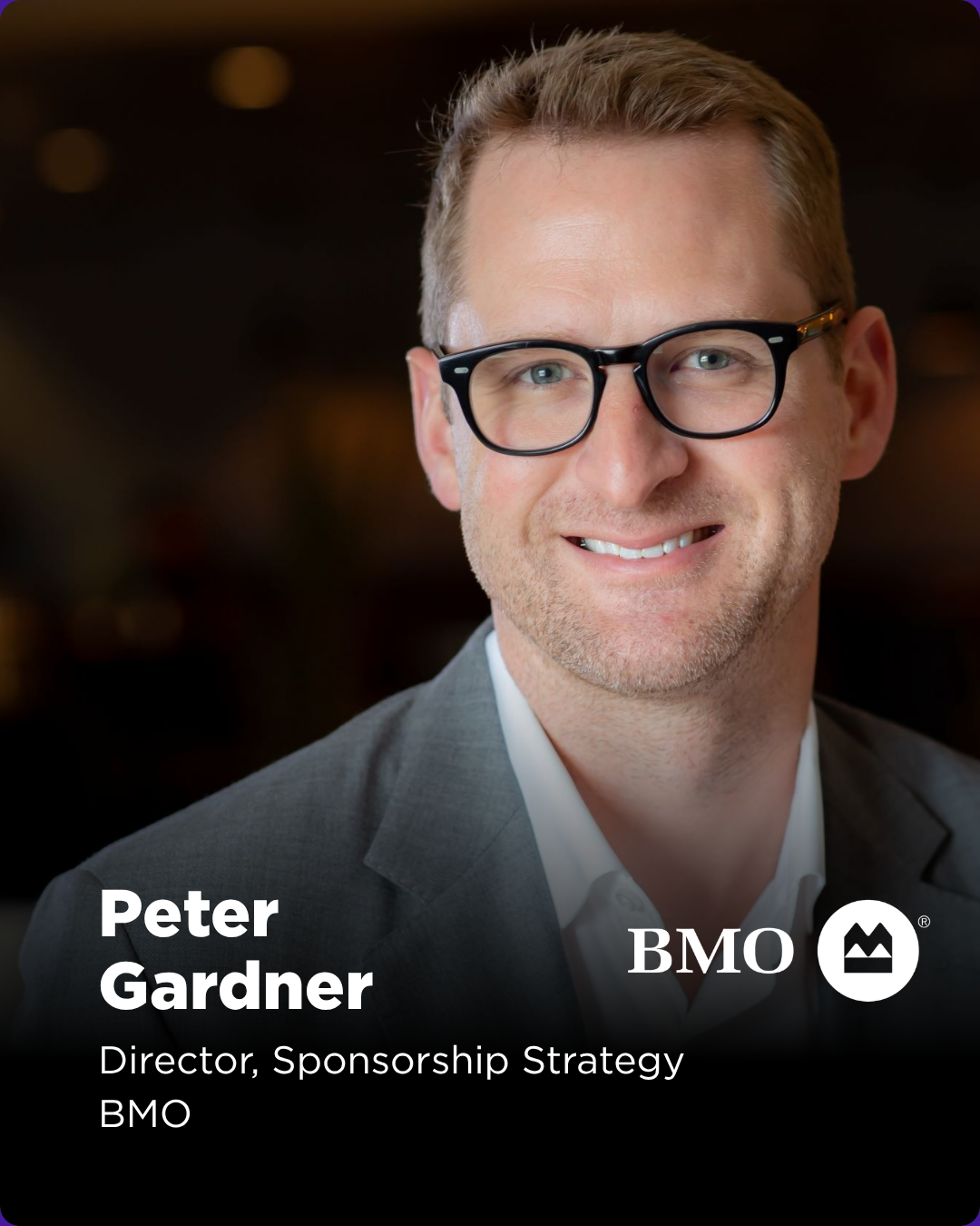 Peter is a sponsorship guy who happens to work at a bank (and BMO is okay with that). He leads North American sponsorship strategy, where he’s spent the last five years reshaping the portfolio -- from a big bet on soccer to key acquisitions in LA to 