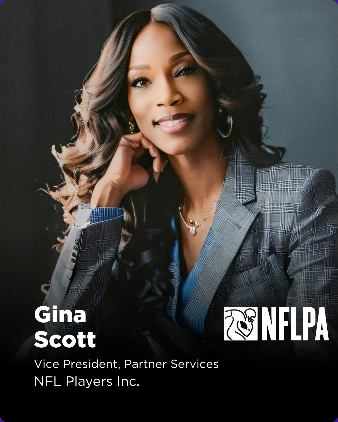 Gina R. Scott is a sports marketing powerhouse with 25+ years of experience building transformative brand partnerships across the NFL, NBA, and corporate America. As Vice President of Partner Services at NFL Players Incorporated, she leads the NFLPA'