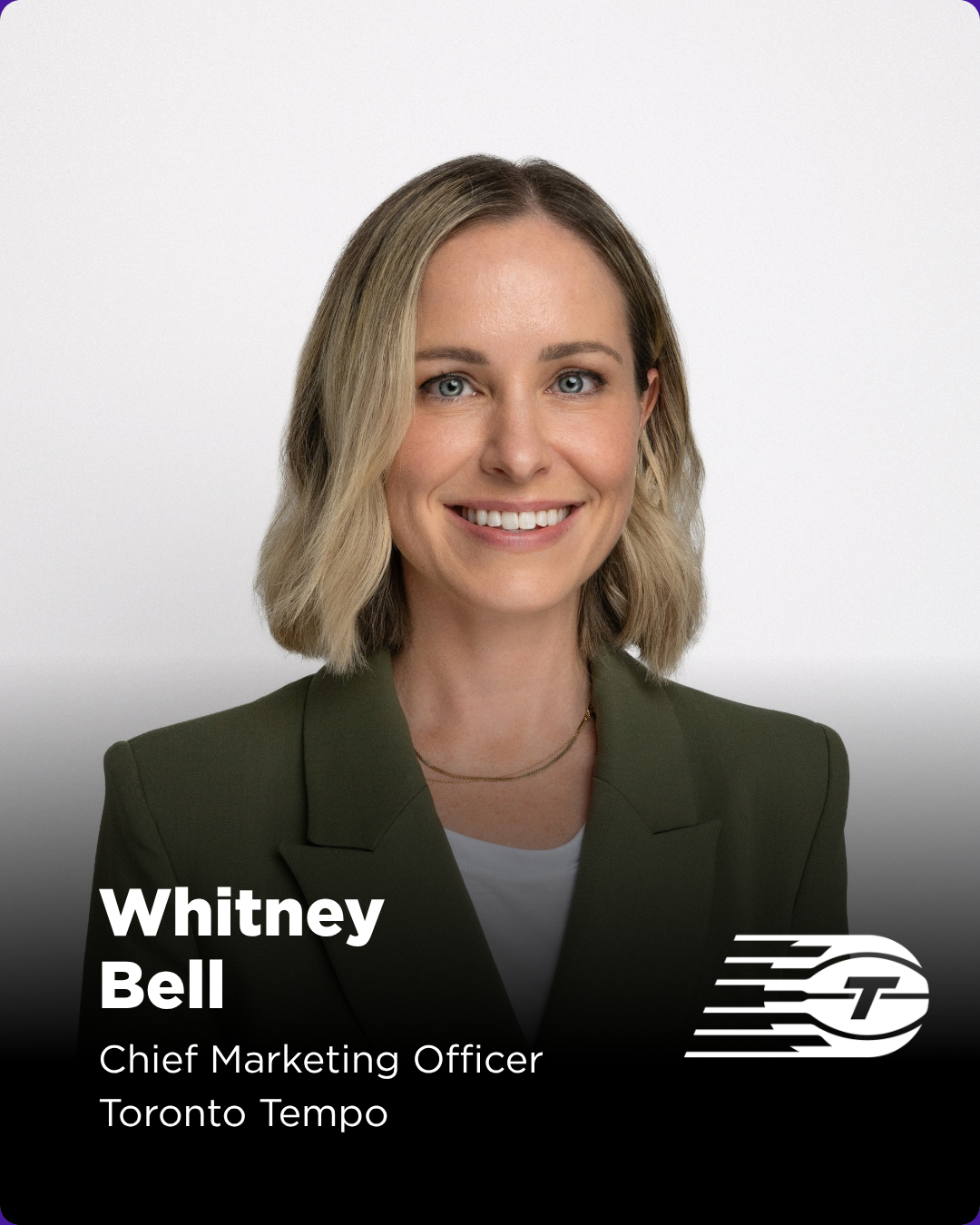 Whitney Bell currently serves as the Chief Marketing Officer for WNBA Toronto. With over 17 years of experience as a marketing leader, Whitney has successfully navigated diverse landscapes—from pioneering disruptor brands to reinvigorating establishe