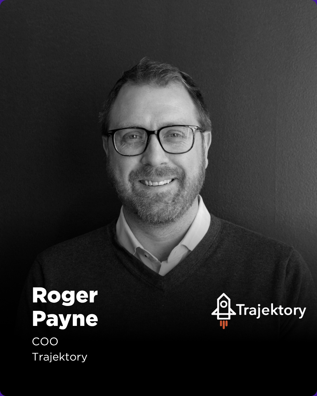 Roger Payne serves as the Chief Operating Officer at Trajektory, where he oversees operational excellence across sales, customer success, marketing, business intelligence, and product development. Roger specializes in helping brands navigate complex 