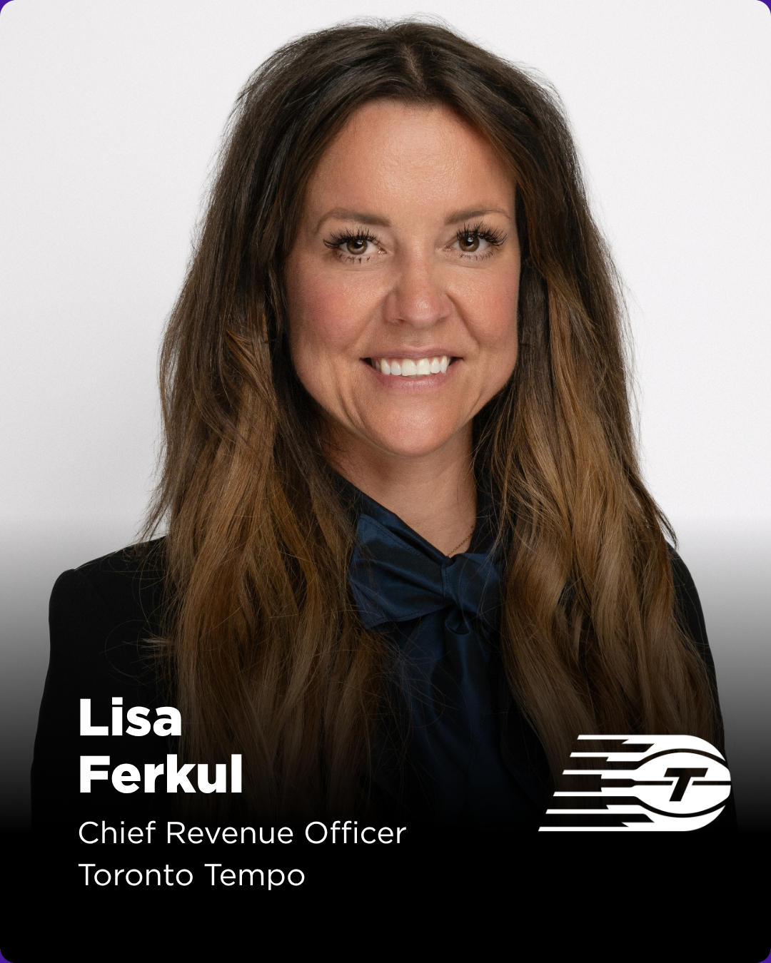 Prior to joining the Toronto Tempo, Lisa served as Chief Commercial Officer at Golf Canada after spending over a decade with Scotiabank, her last position as Director & Head, Canadian Sponsorship Marketing where she led the Hockey and Arts and Cultur