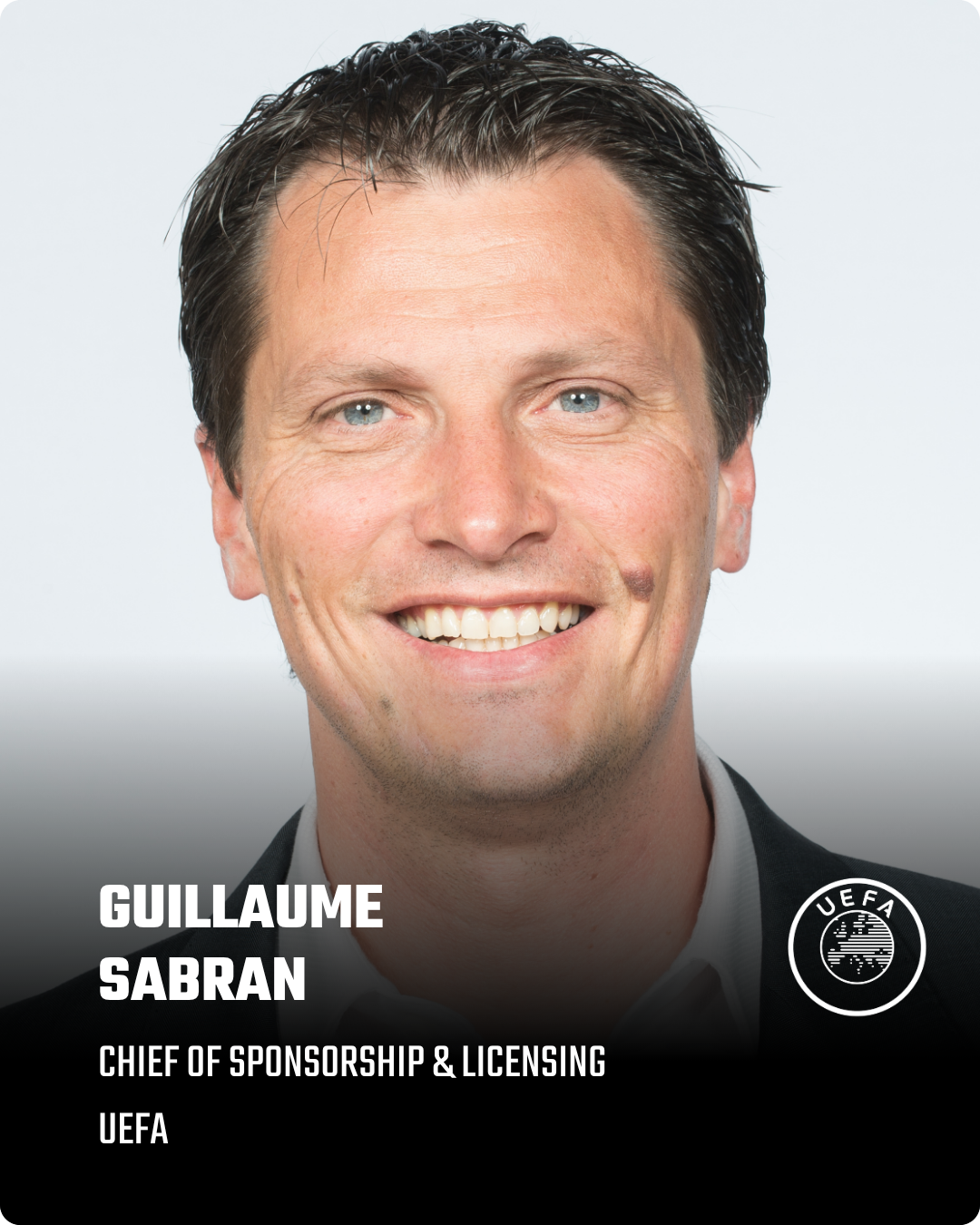 Guillaume Sabran joined UEFA in 2005 and is currently the Chief of Sponsorship & Licensing. He oversees all sponsorship and licensing activities across UEFA National Team competitions and UEFA’s core initiatives.

In his role, Guillaume is responsibl