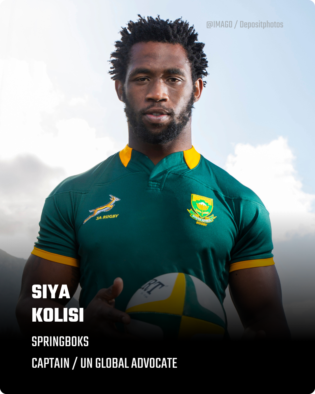 Siya Kolisi has dedicated his rugby platform to a purpose of nation building and driving structural social change, directing partnerships toward issues including education, sports access, food security and gender-based violence. Collaborations such a