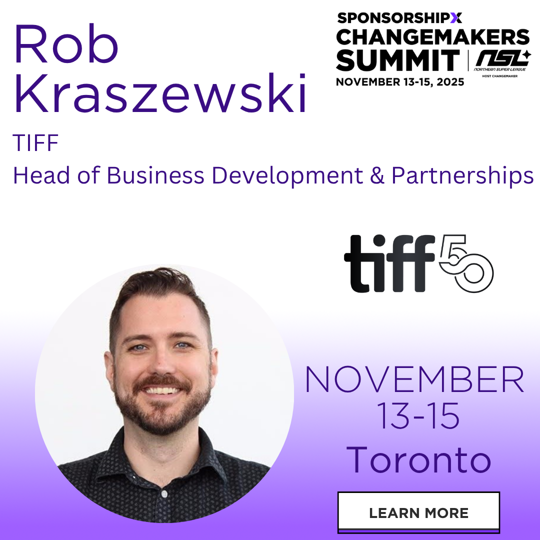 Rob Kraszewski is a dynamic leader in partnerships and business development, known for driving growth, securing high-value sponsorships, and building lasting brand collaborations. As Head of Business Development & Partnerships at TIFF, Rob leads the