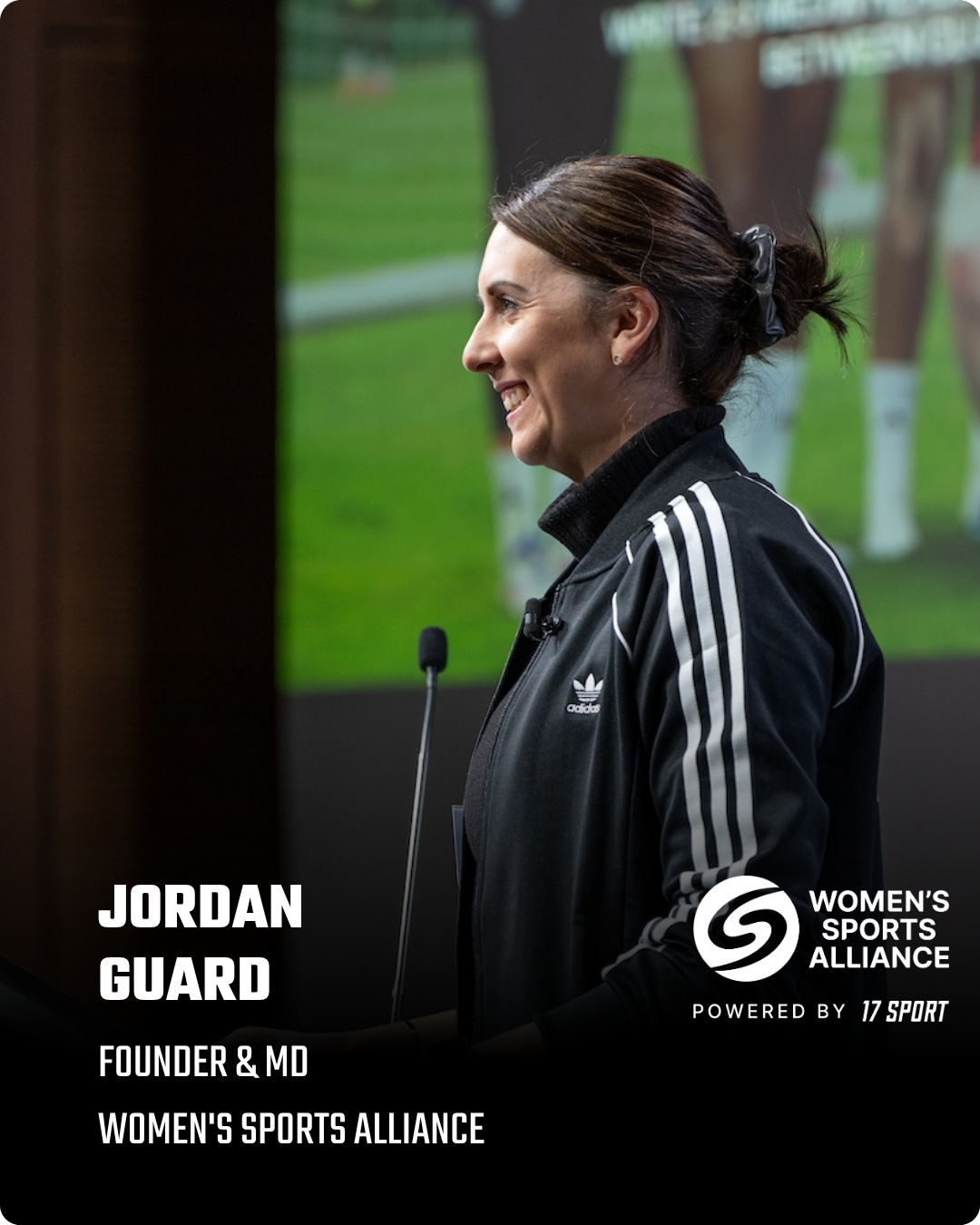 Jordan Guard is the Founder and Managing Director of the Women's Sports Alliance (WSA), powered by 17 Sport. The WSA is the world's first creative lab designed by female athletes, for female athletes. We are on a mission to advance 10,000+ female ath